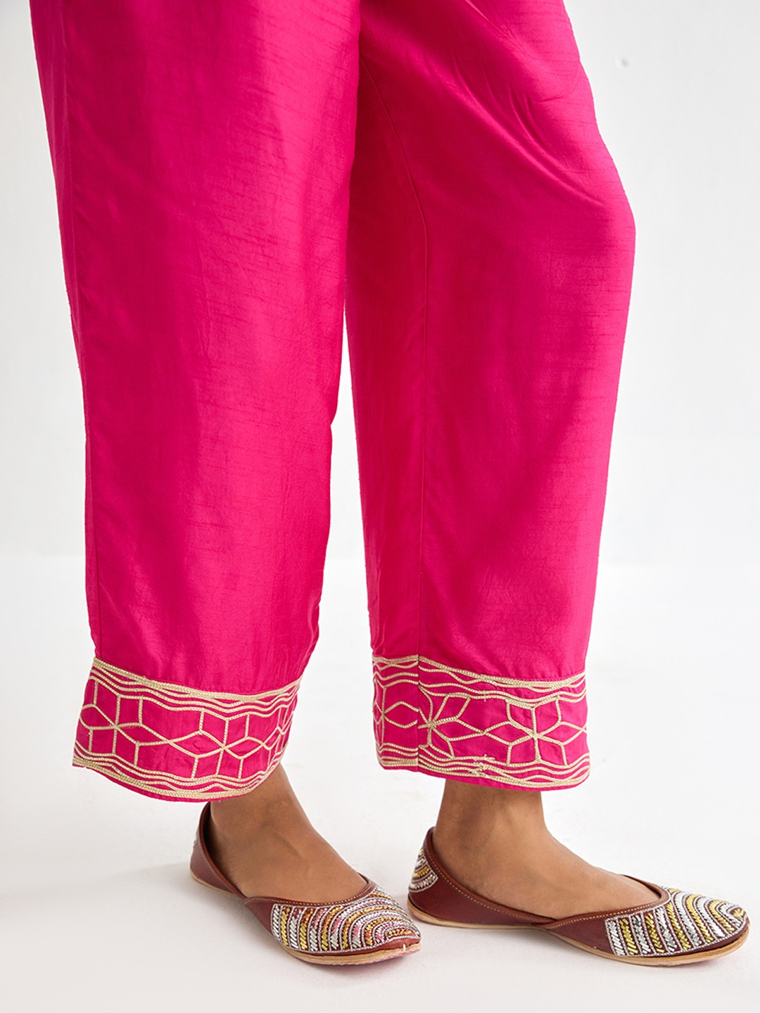 Rani Pink Straight Trouser