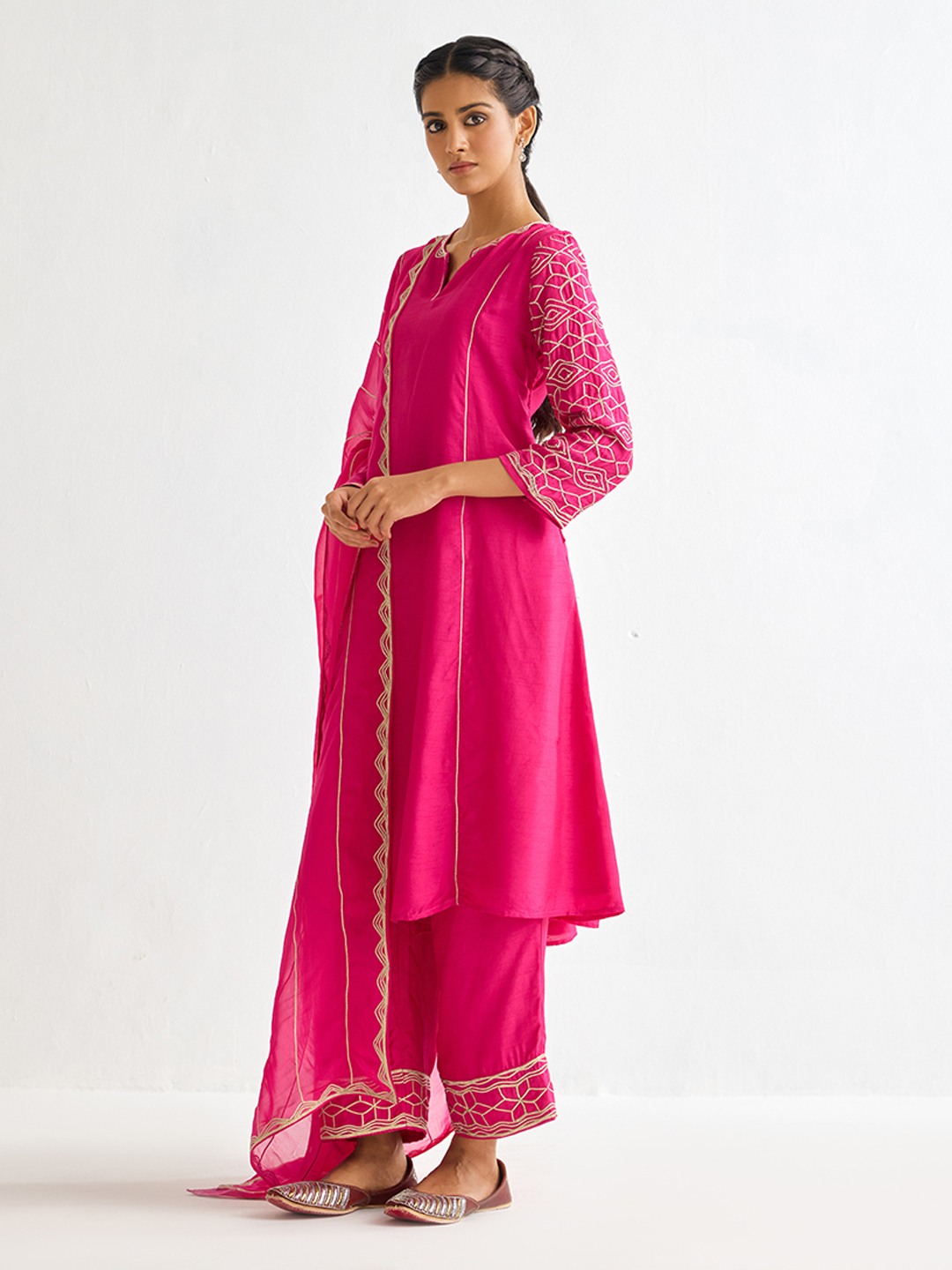 Rani Pink Straight Trouser