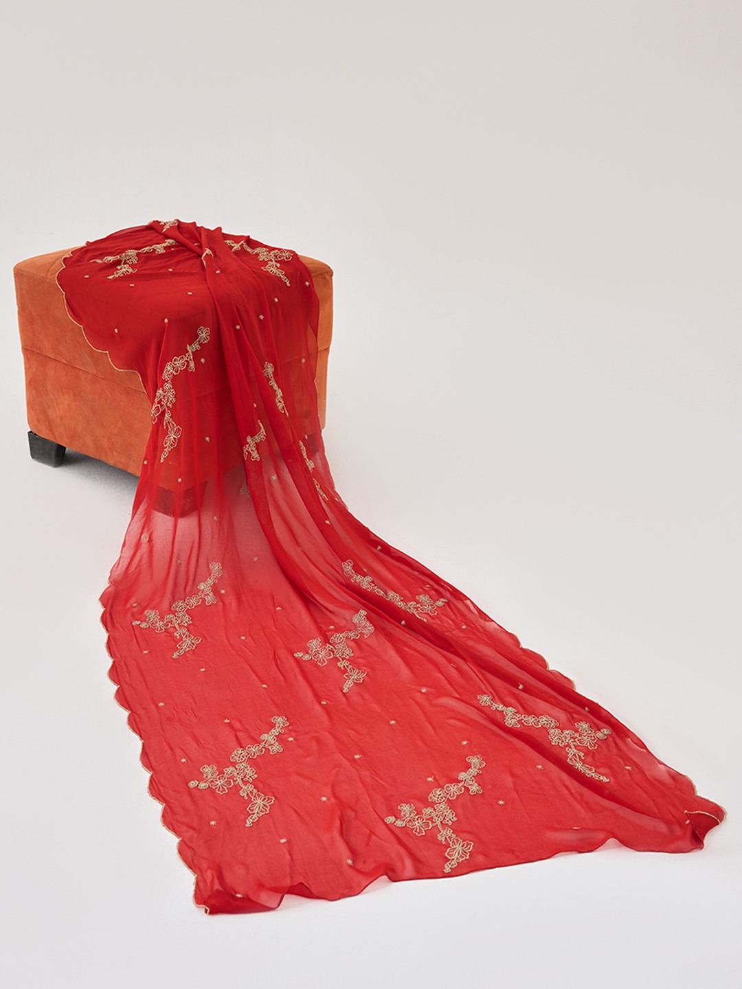 Chinoiserie Red Drape