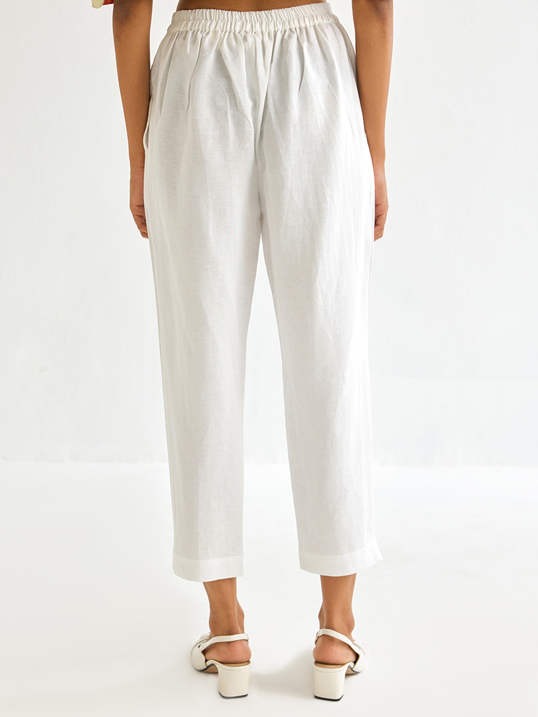 White Slim Trouser