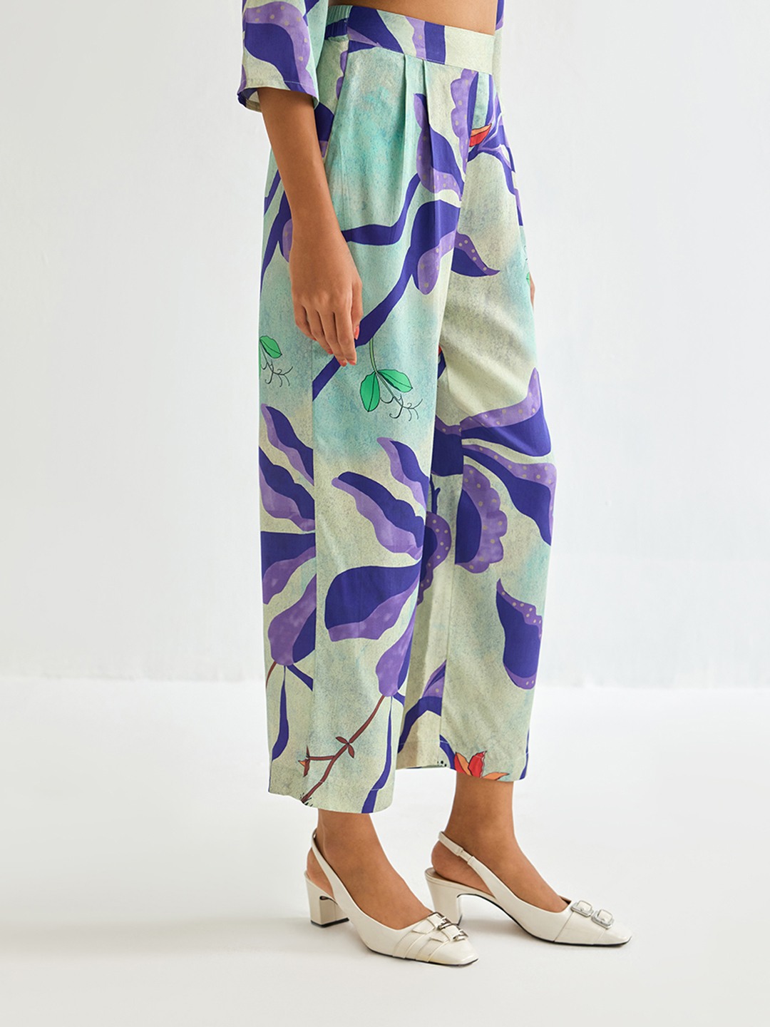 Printed Straight Trouser