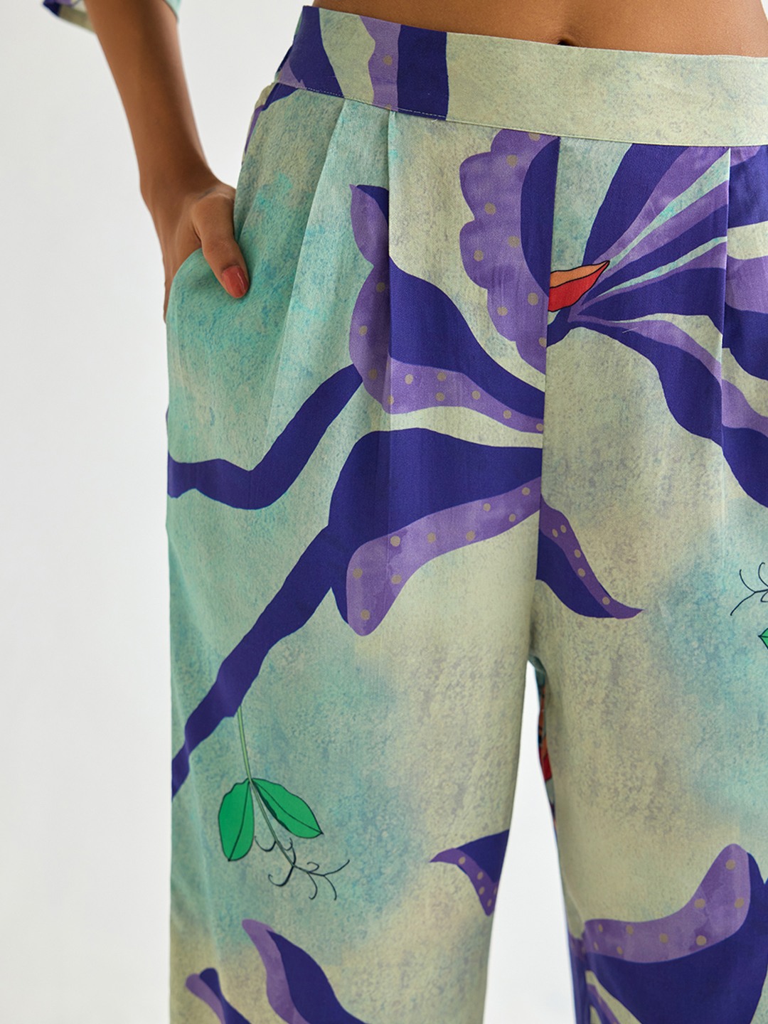 Printed Straight Trouser
