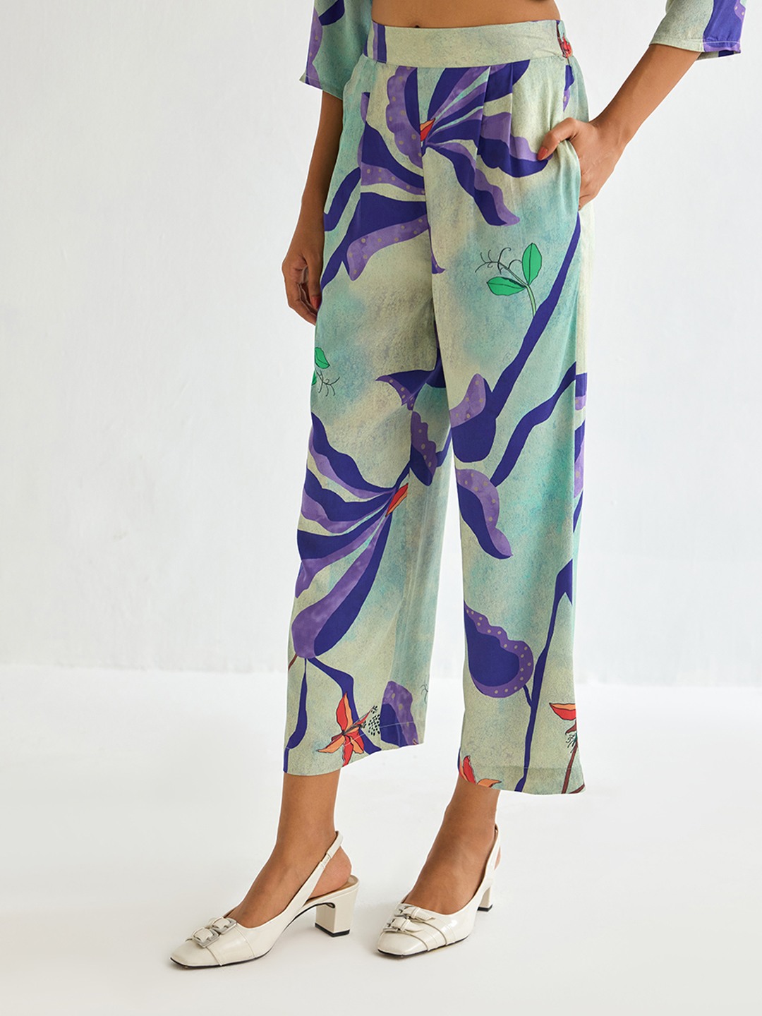 Printed Straight Trouser