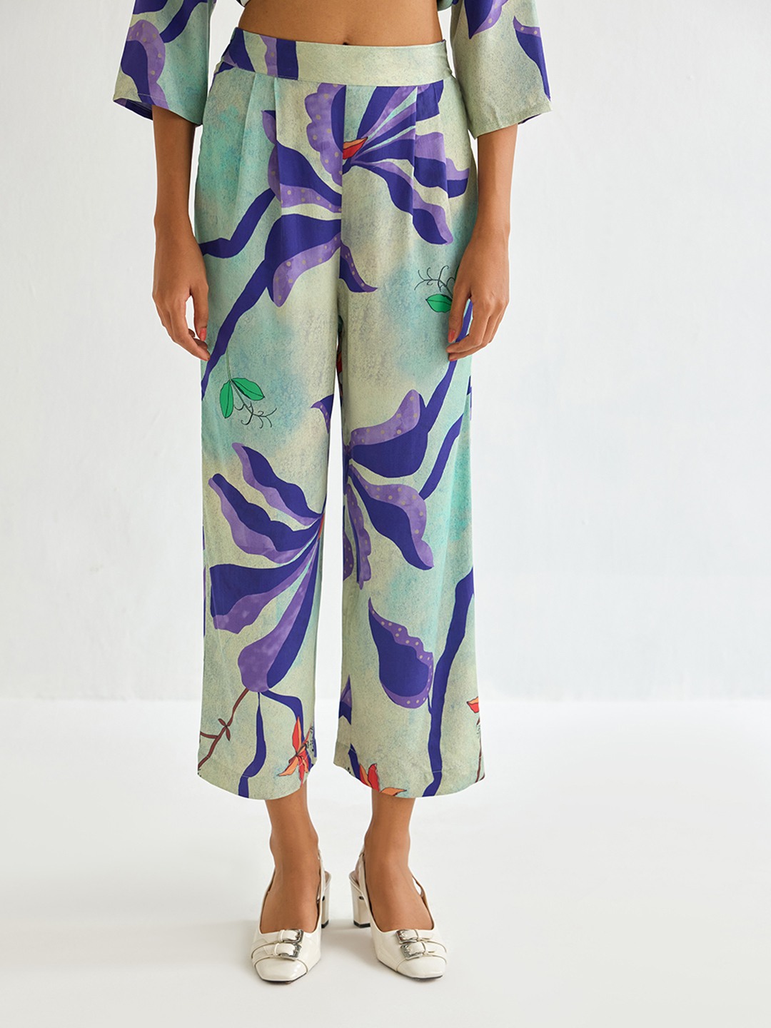 Printed Straight Trouser