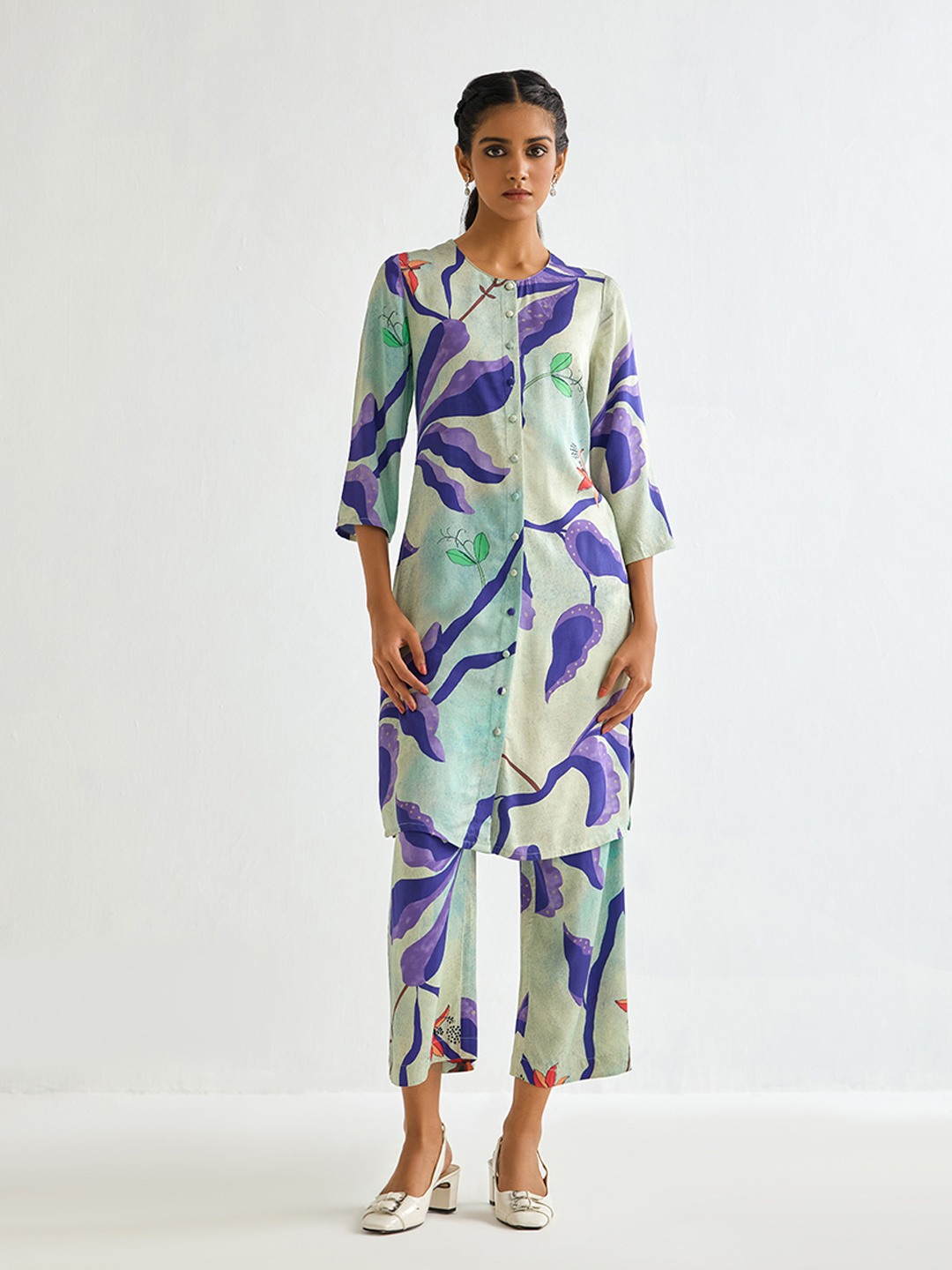 Printed Straight Trouser