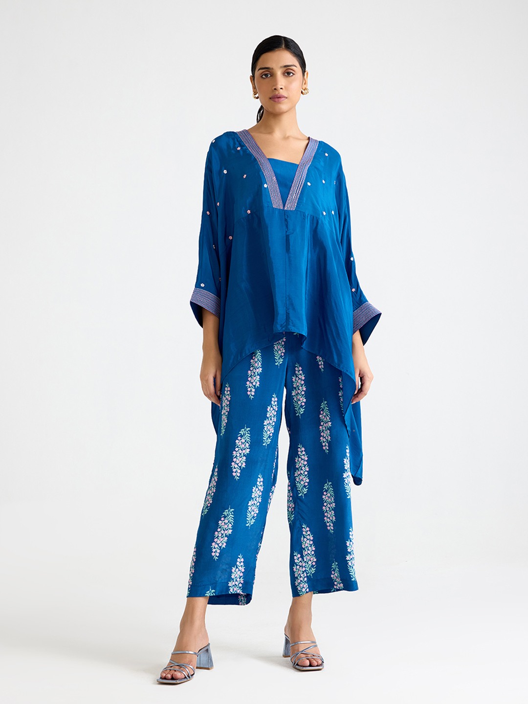 Blue Kafta Top