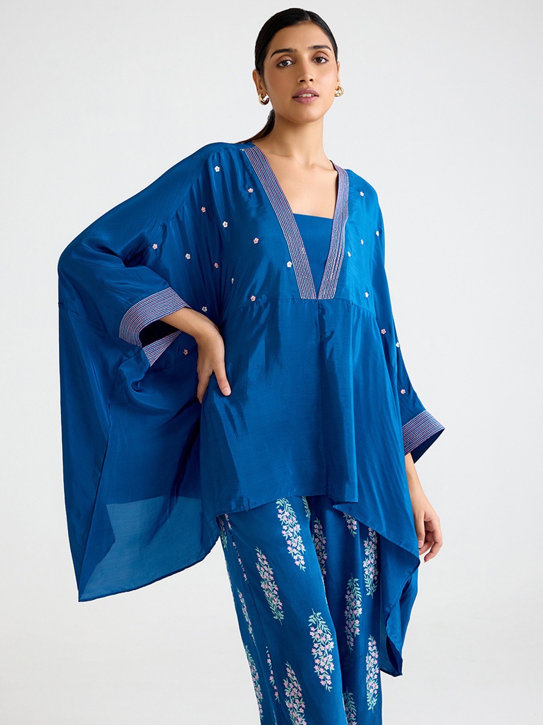 Blue Kafta Top