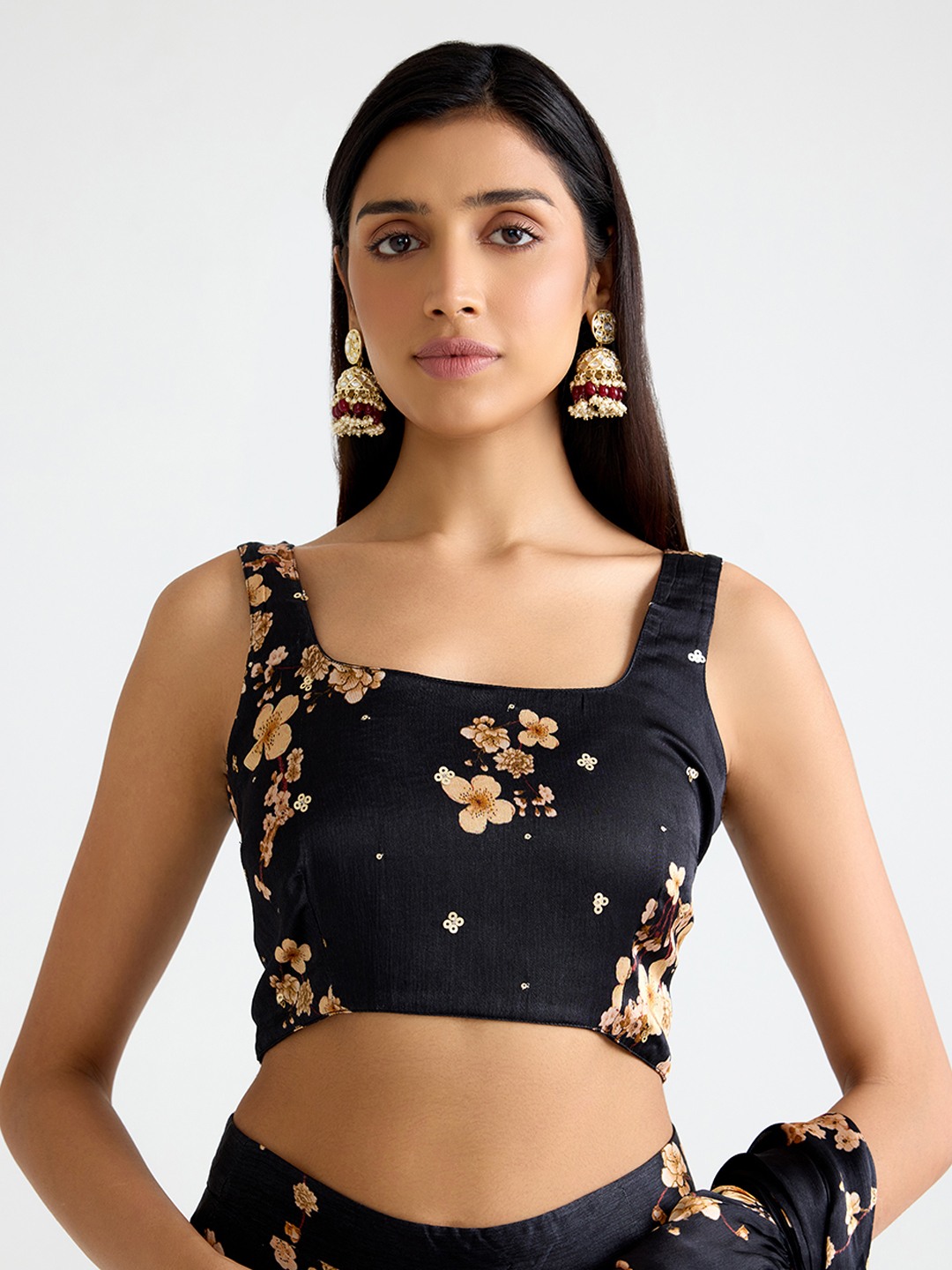 Black Sleevless Top