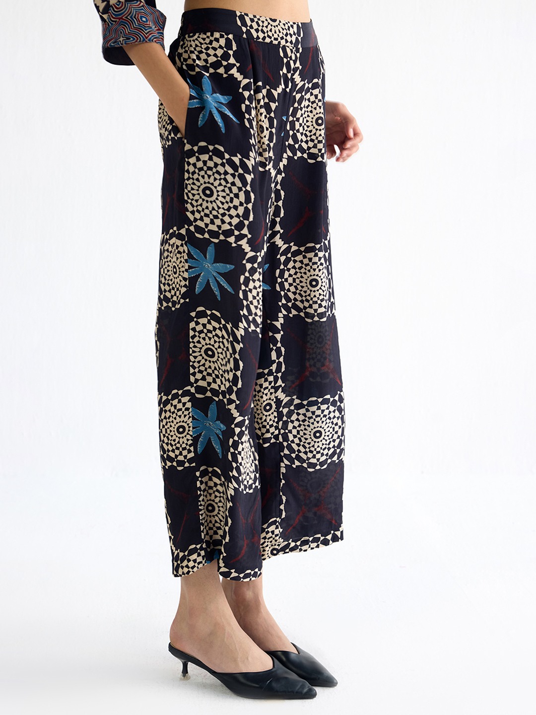 Ajrakh Printed Straight Trouser