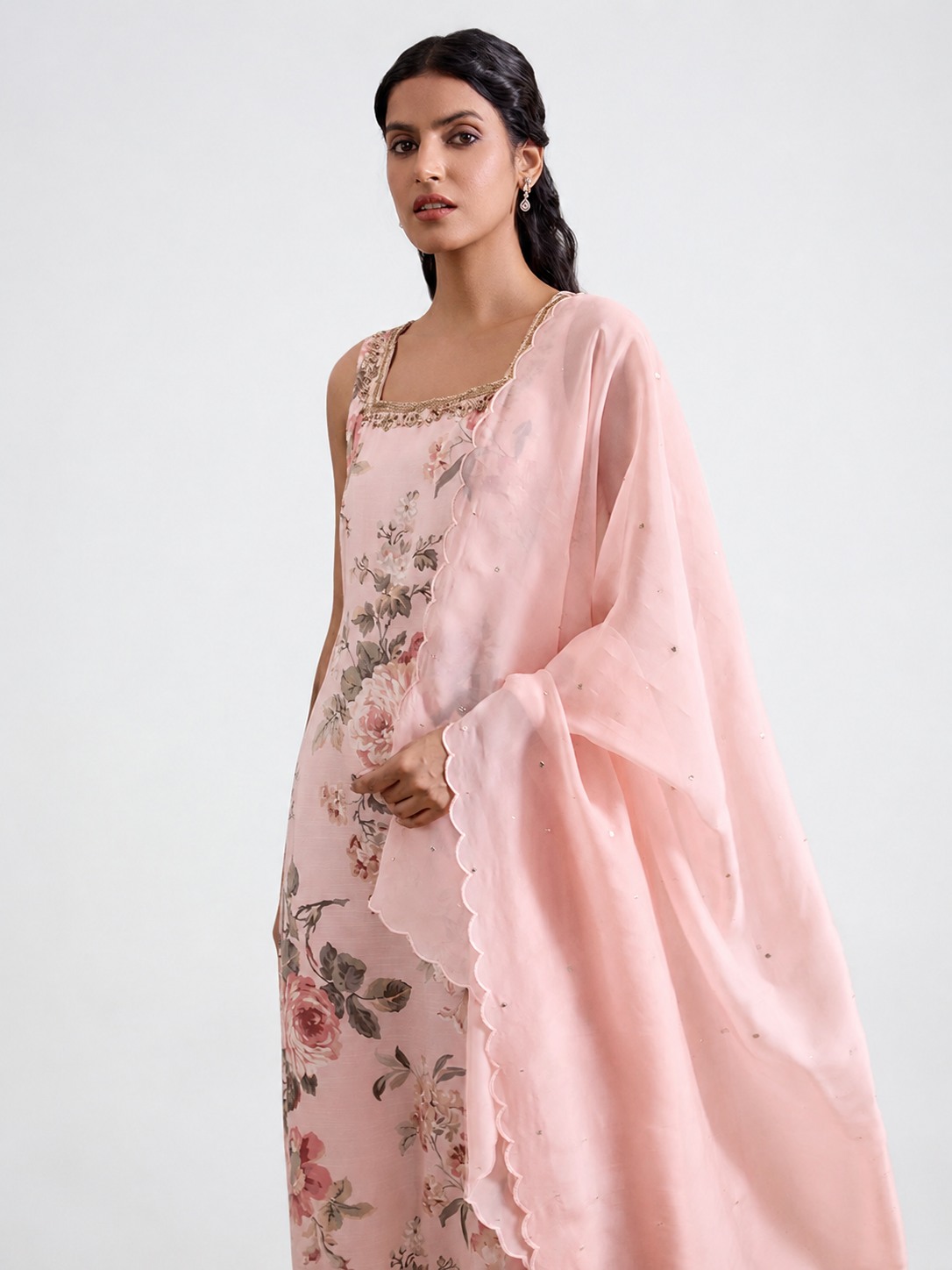 Pink Organza Drape