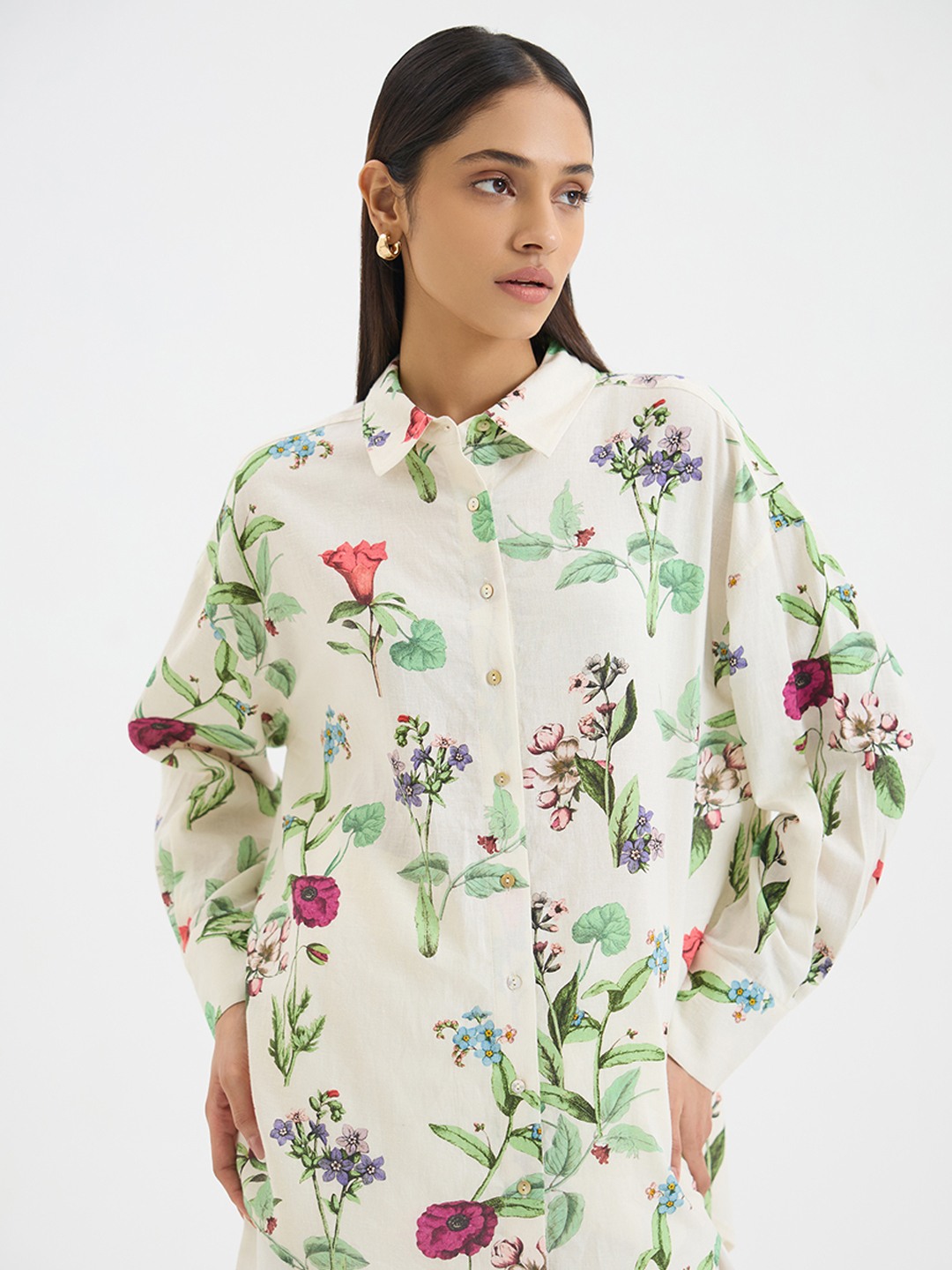 Floral Linen Shirt
