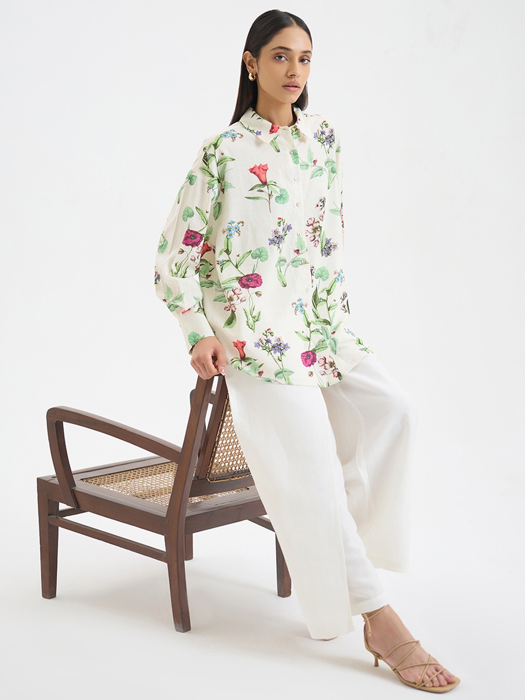 Floral Linen Shirt