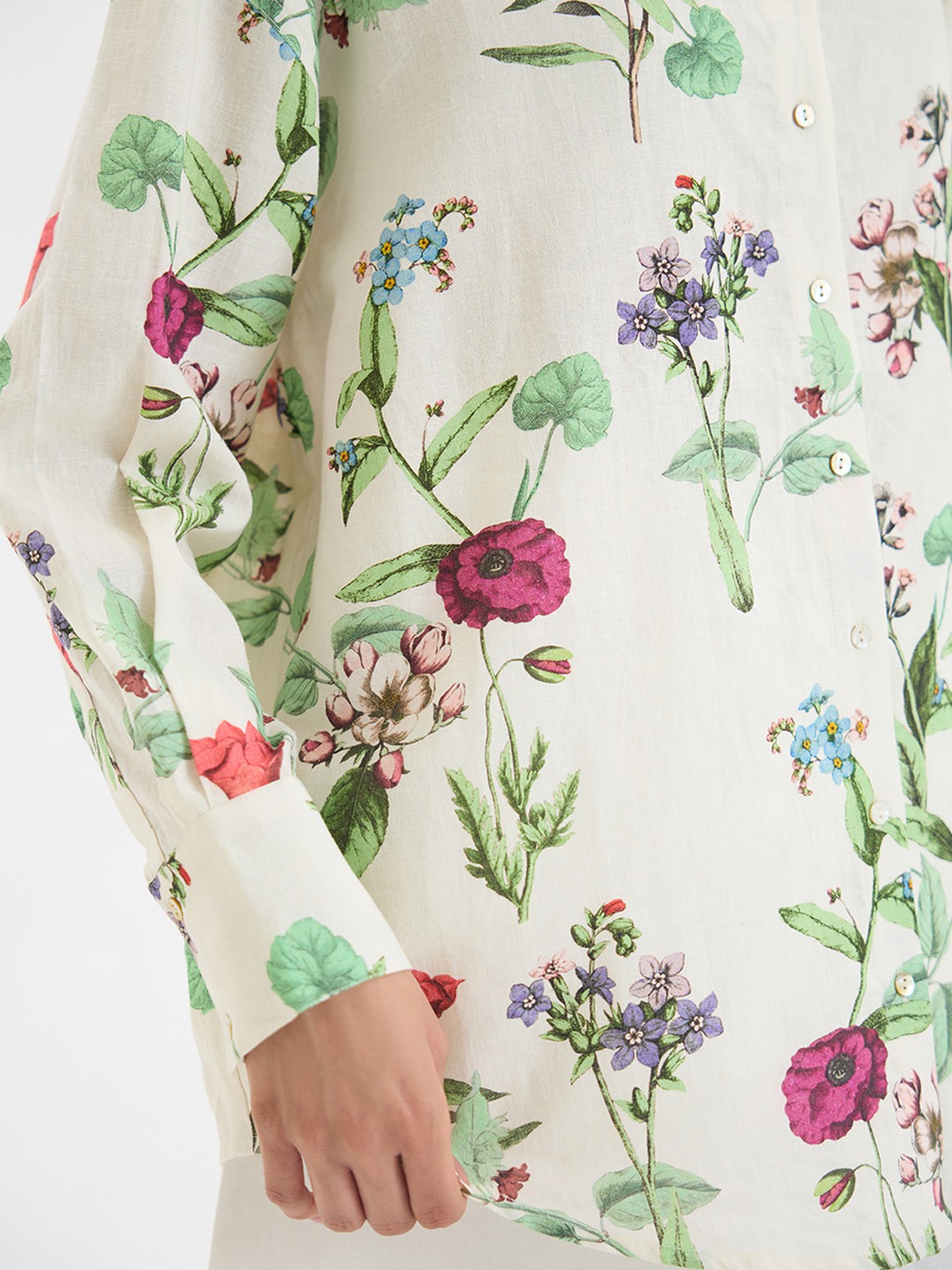 Floral Linen Shirt
