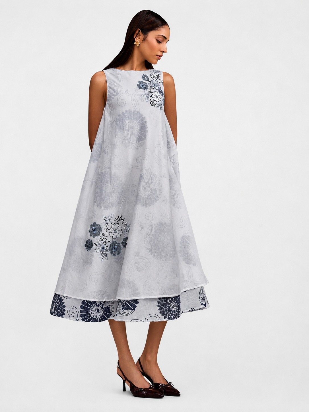 MOSAIC Flared Dress