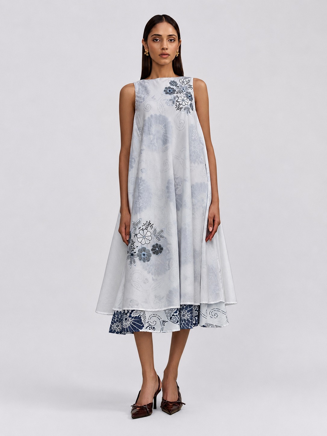 MOSAIC Flared Dress
