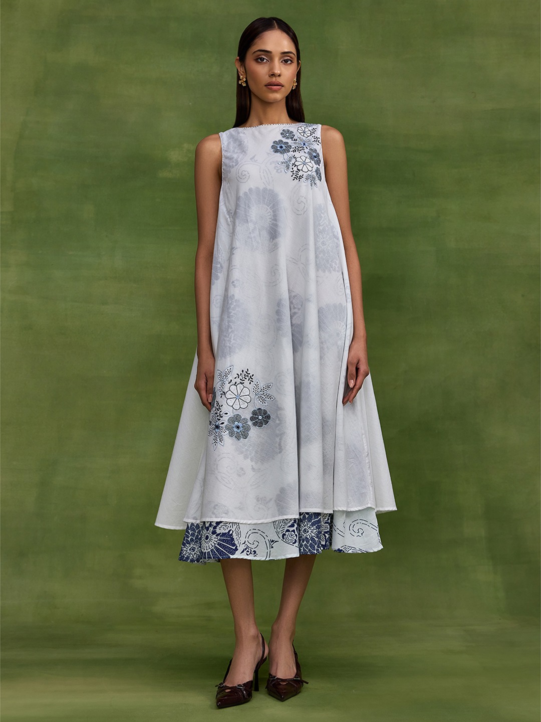 MOSAIC Flared Dress
