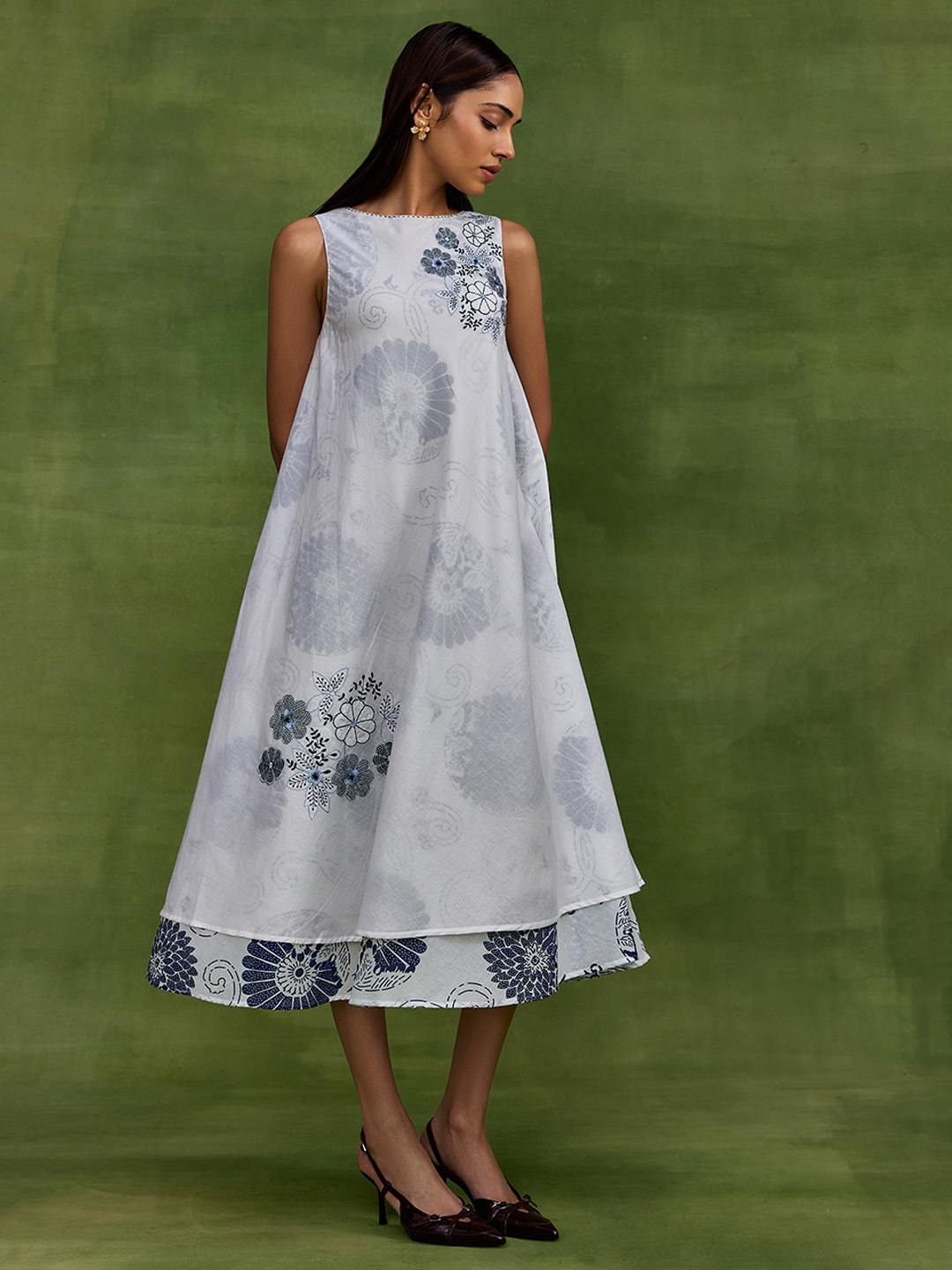 MOSAIC Flared Dress