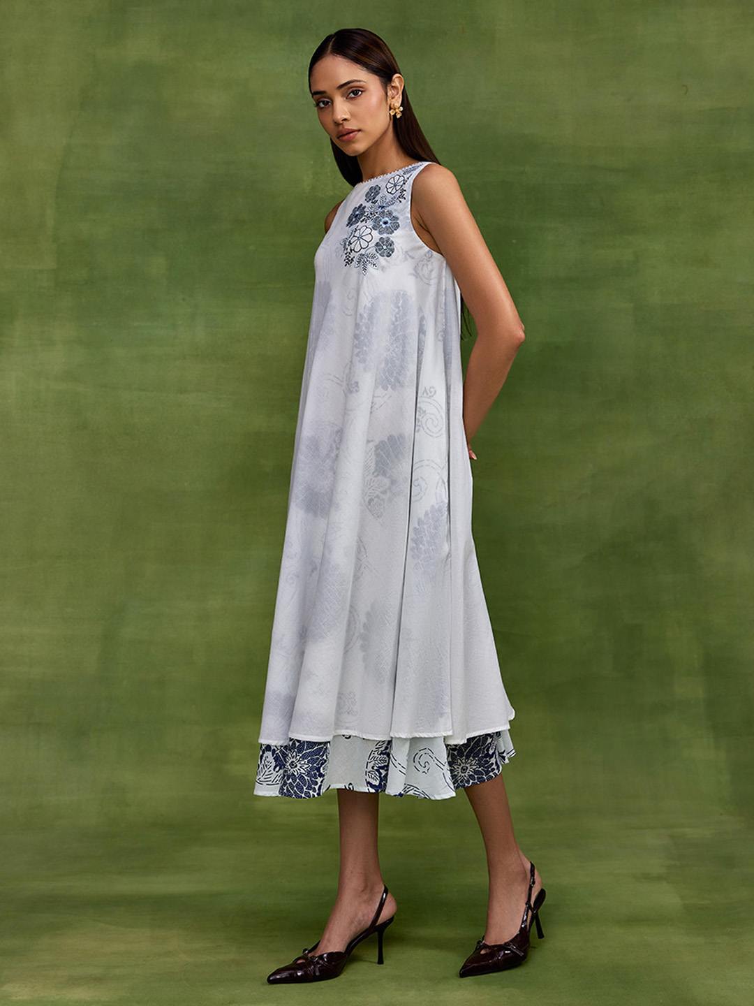 MOSAIC Flared Dress