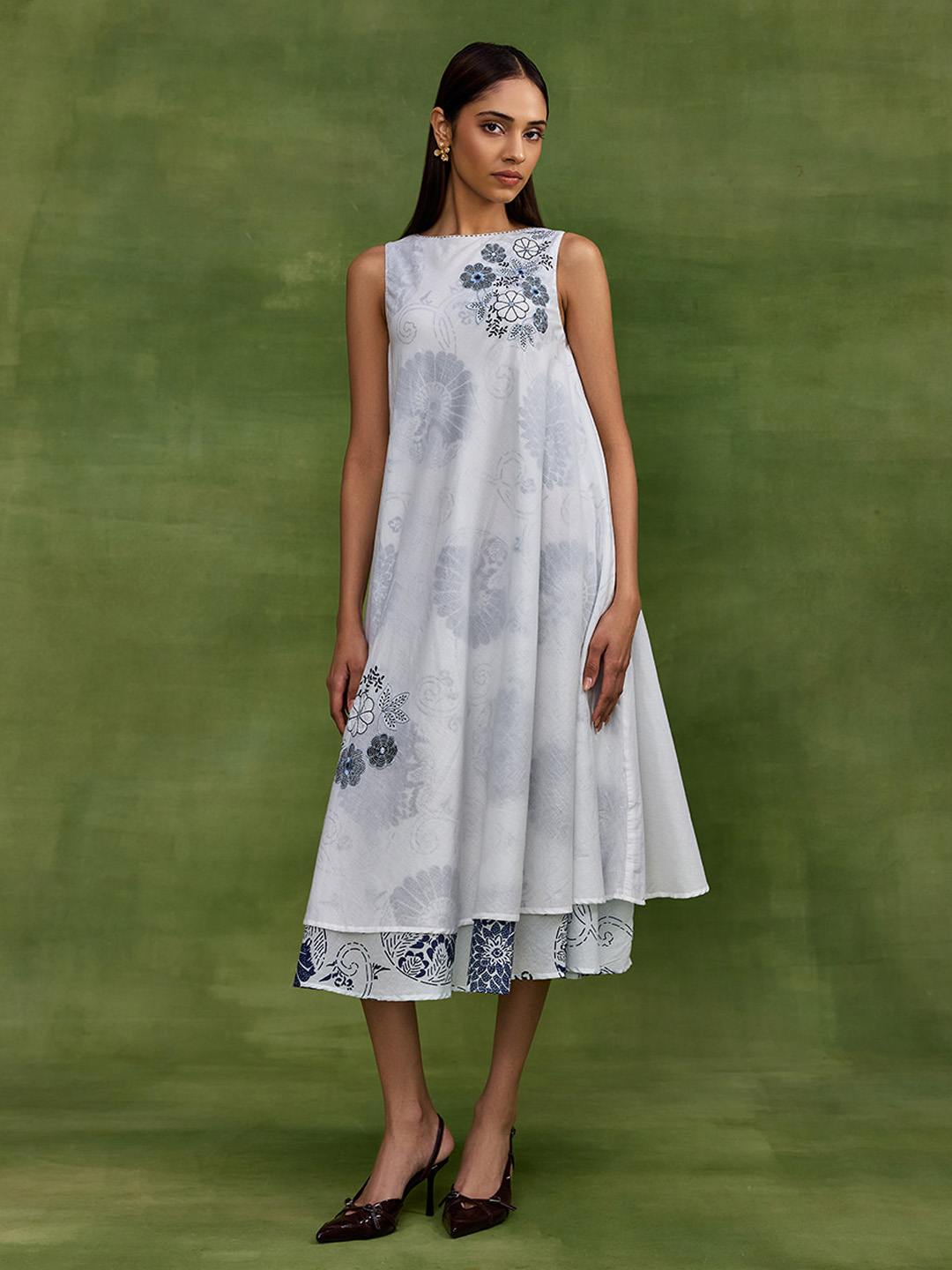 MOSAIC Flared Dress