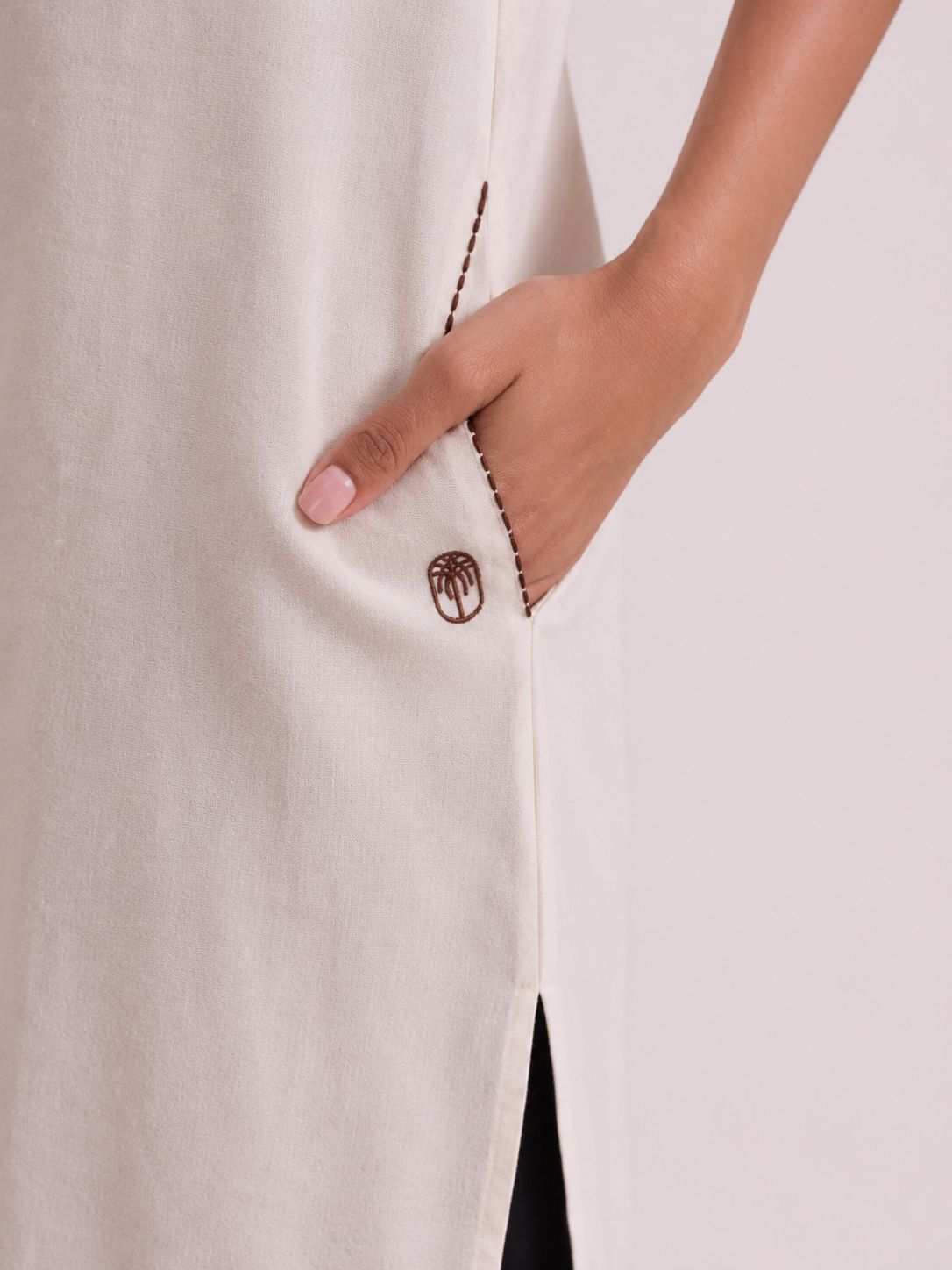 Mosaic Embroudered Kurta Dress