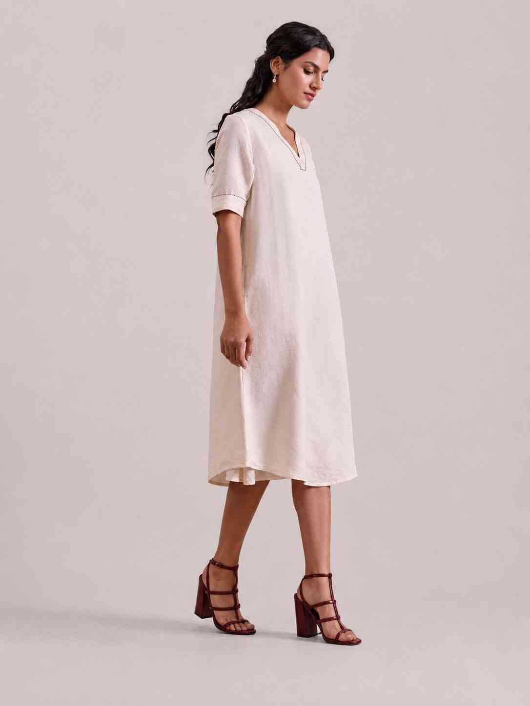 Mosaic Embroudered Kurta Dress
