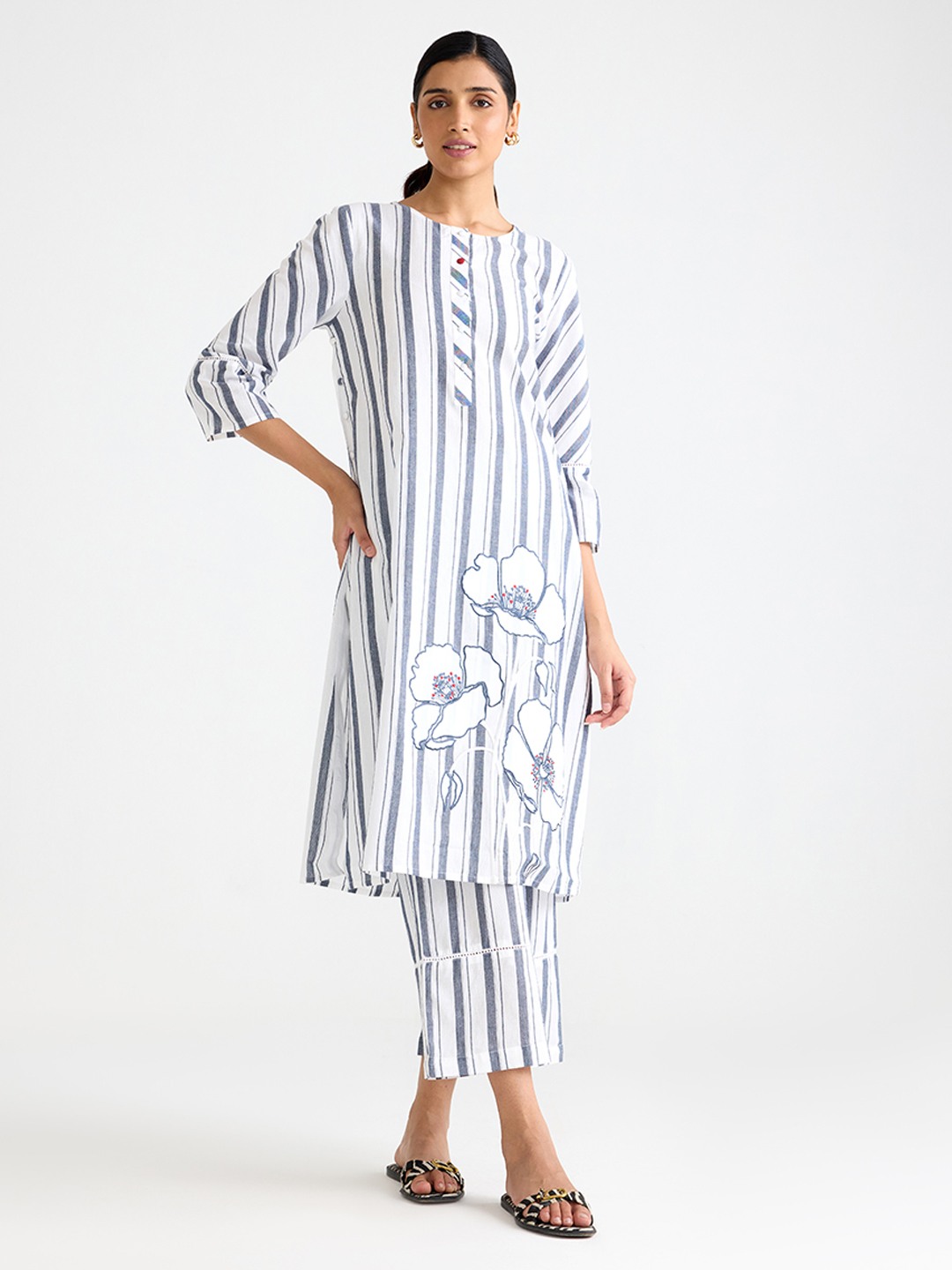 Striped Straight Kurta