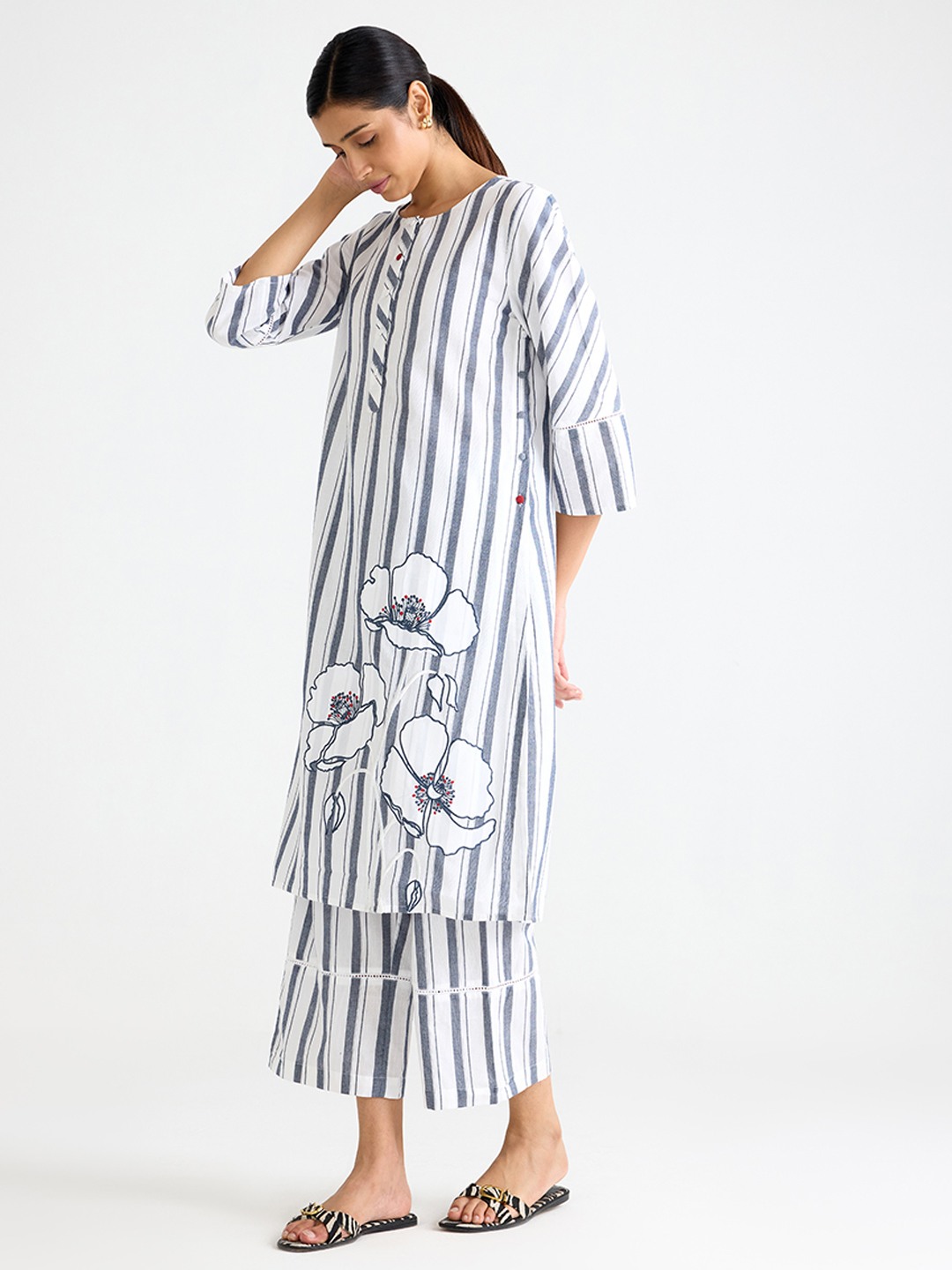 Striped Straight Kurta