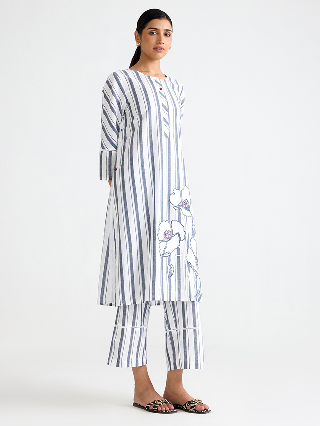 Striped Straight Kurta