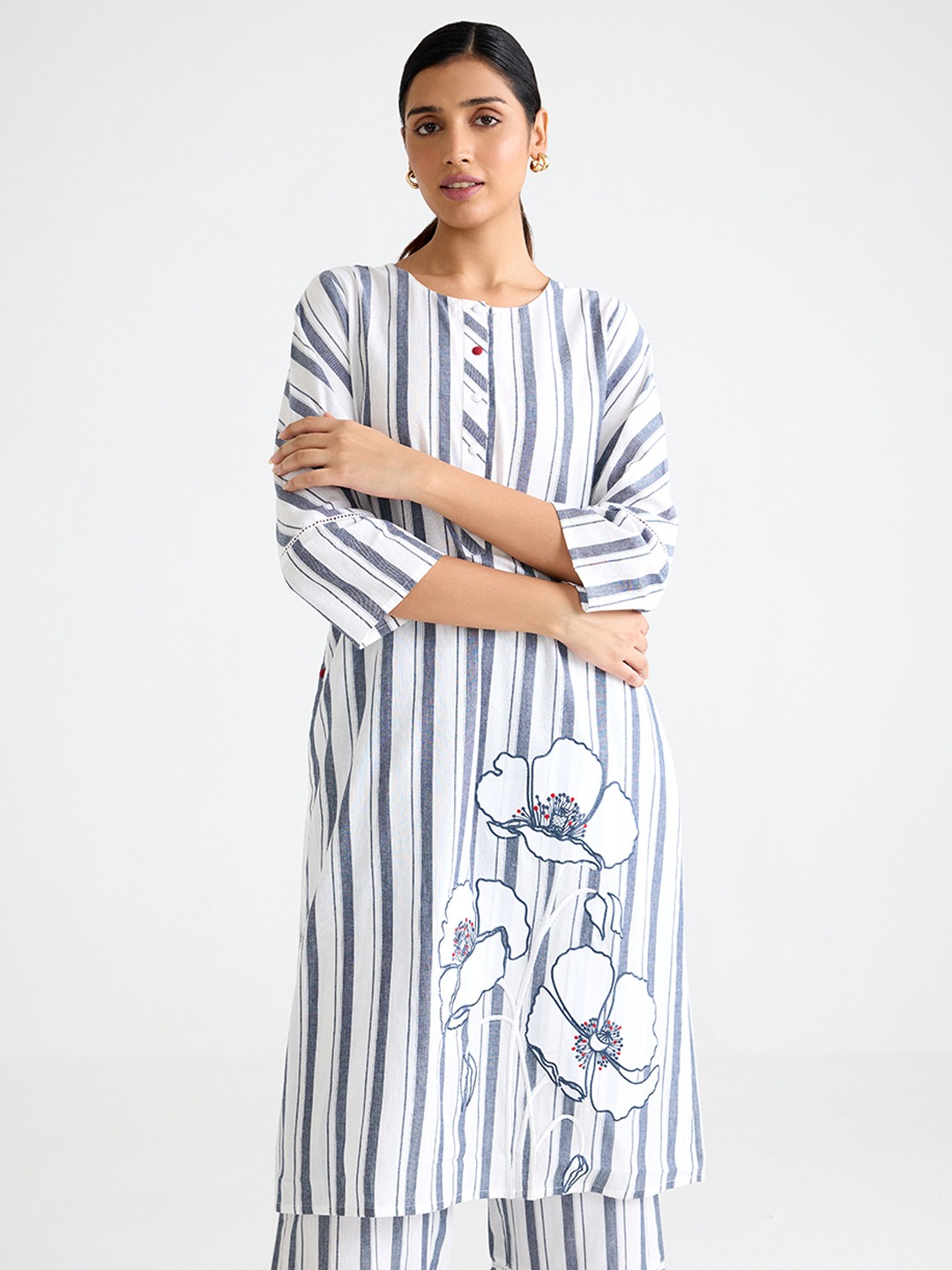 Striped Straight Kurta