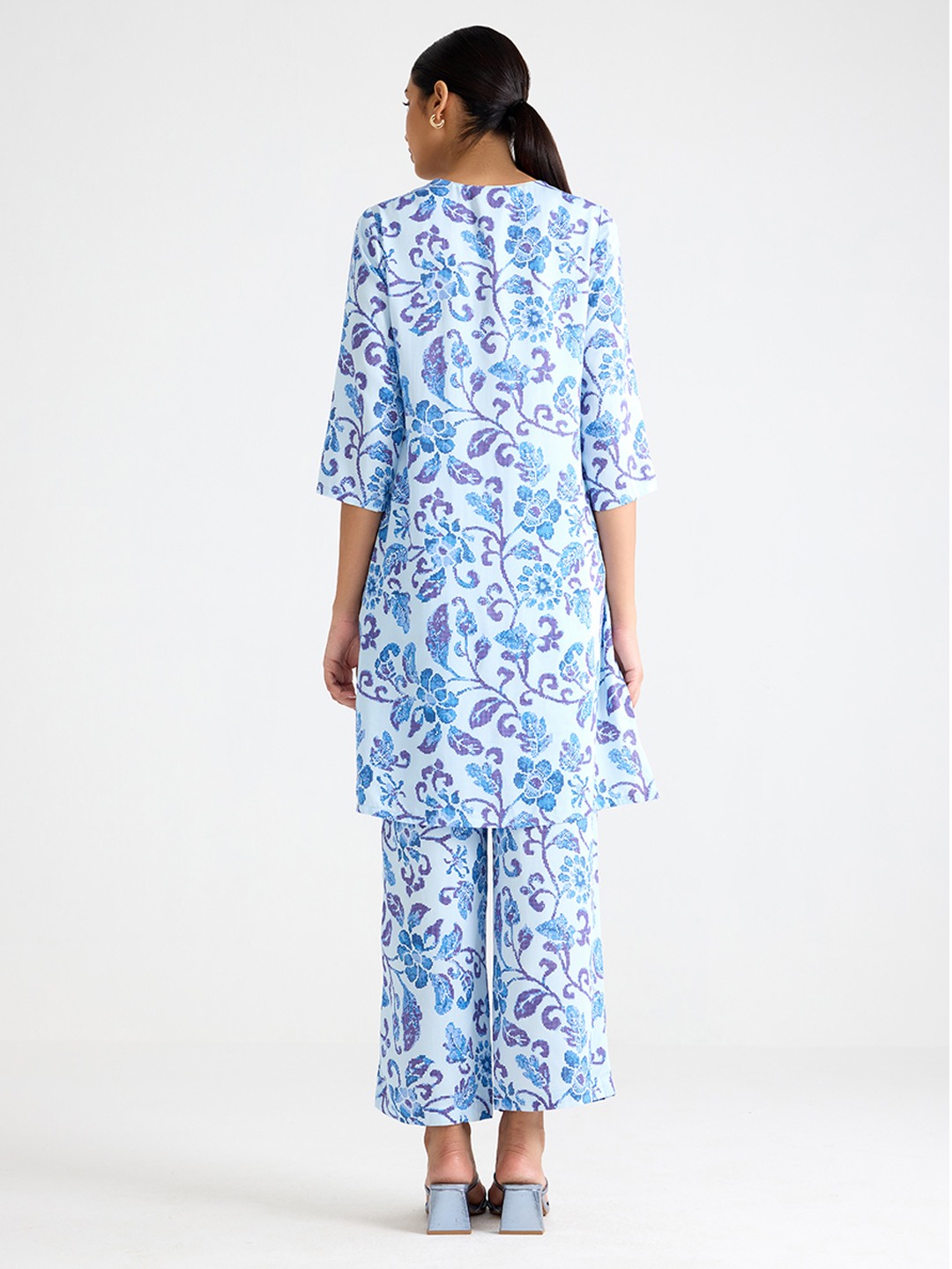 Printed Front Buttoned Kurta