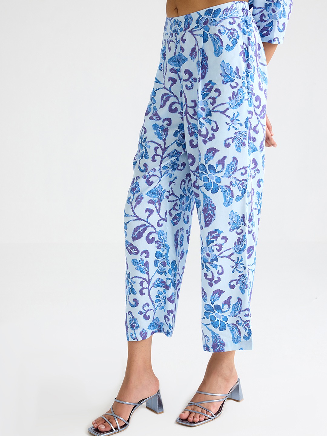 Printed Straight Trouser