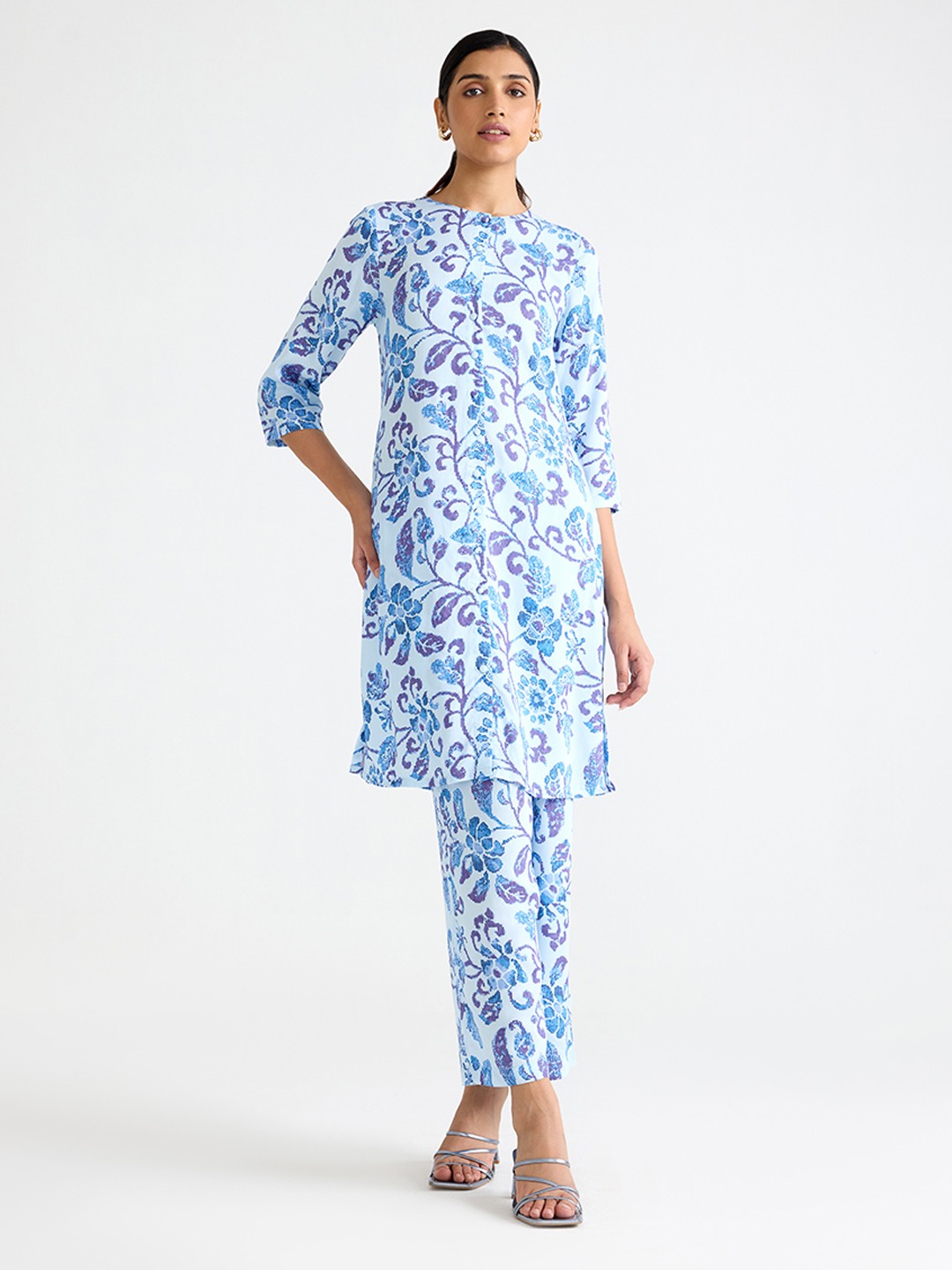 Printed Straight Trouser