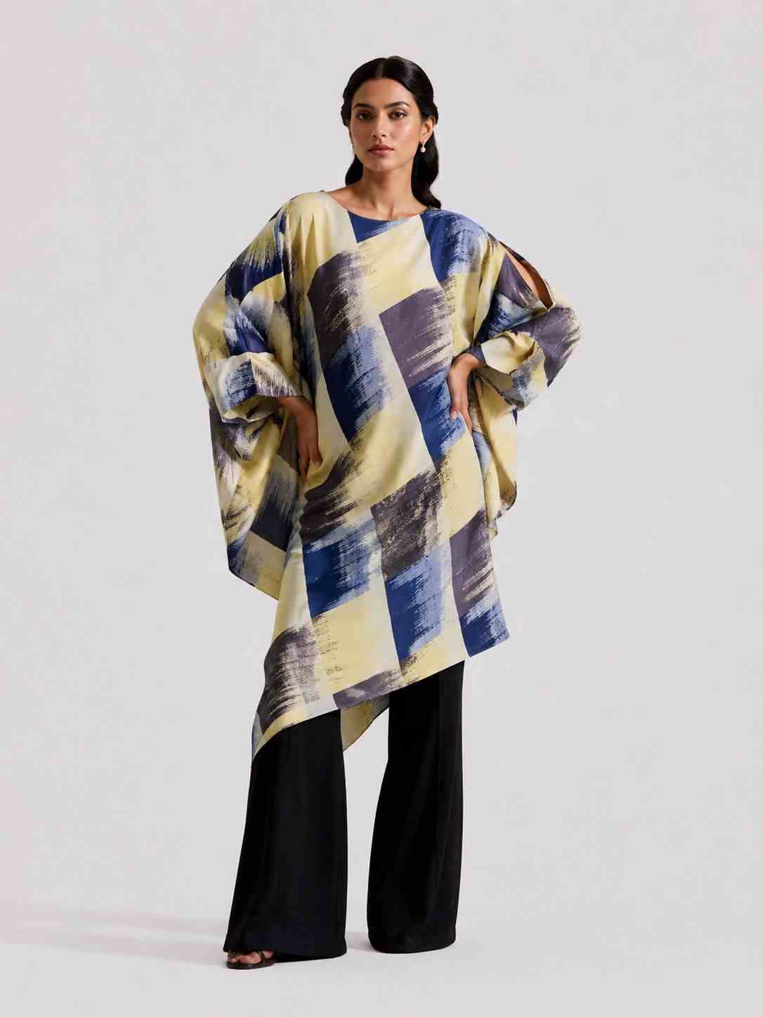 Ajrakh Printed Kaftan