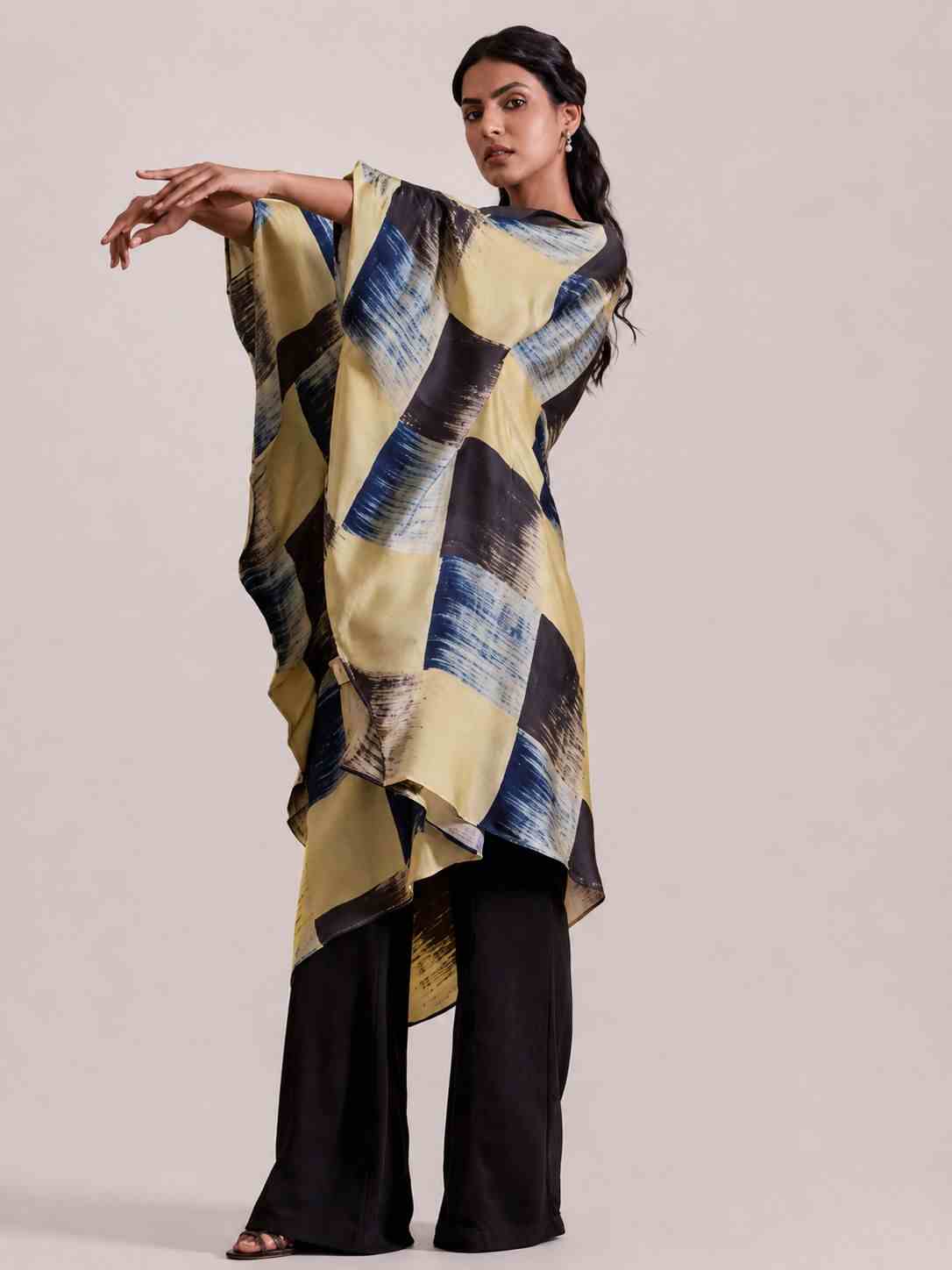 Ajrakh Printed Kaftan