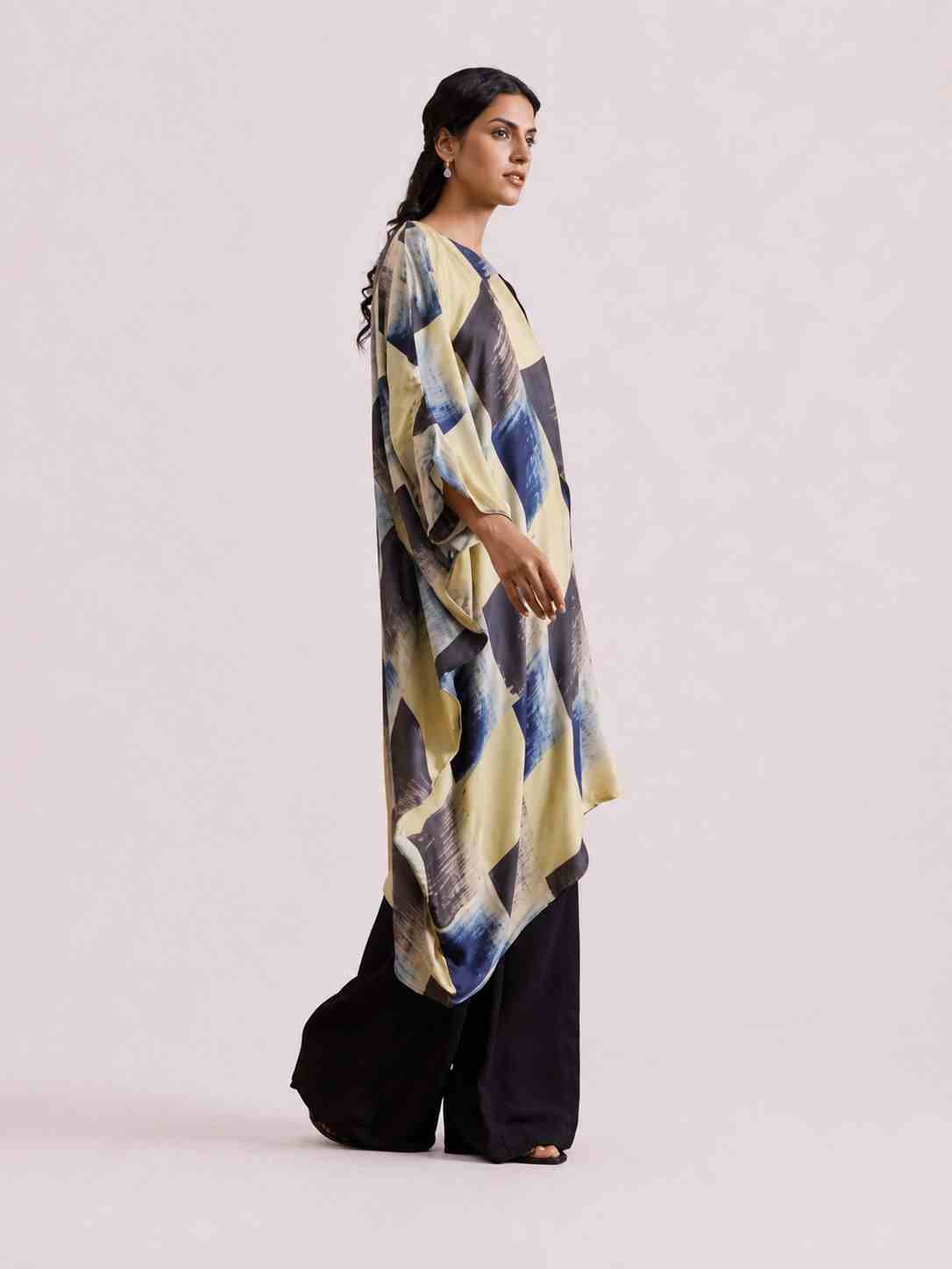 Ajrakh Printed Kaftan