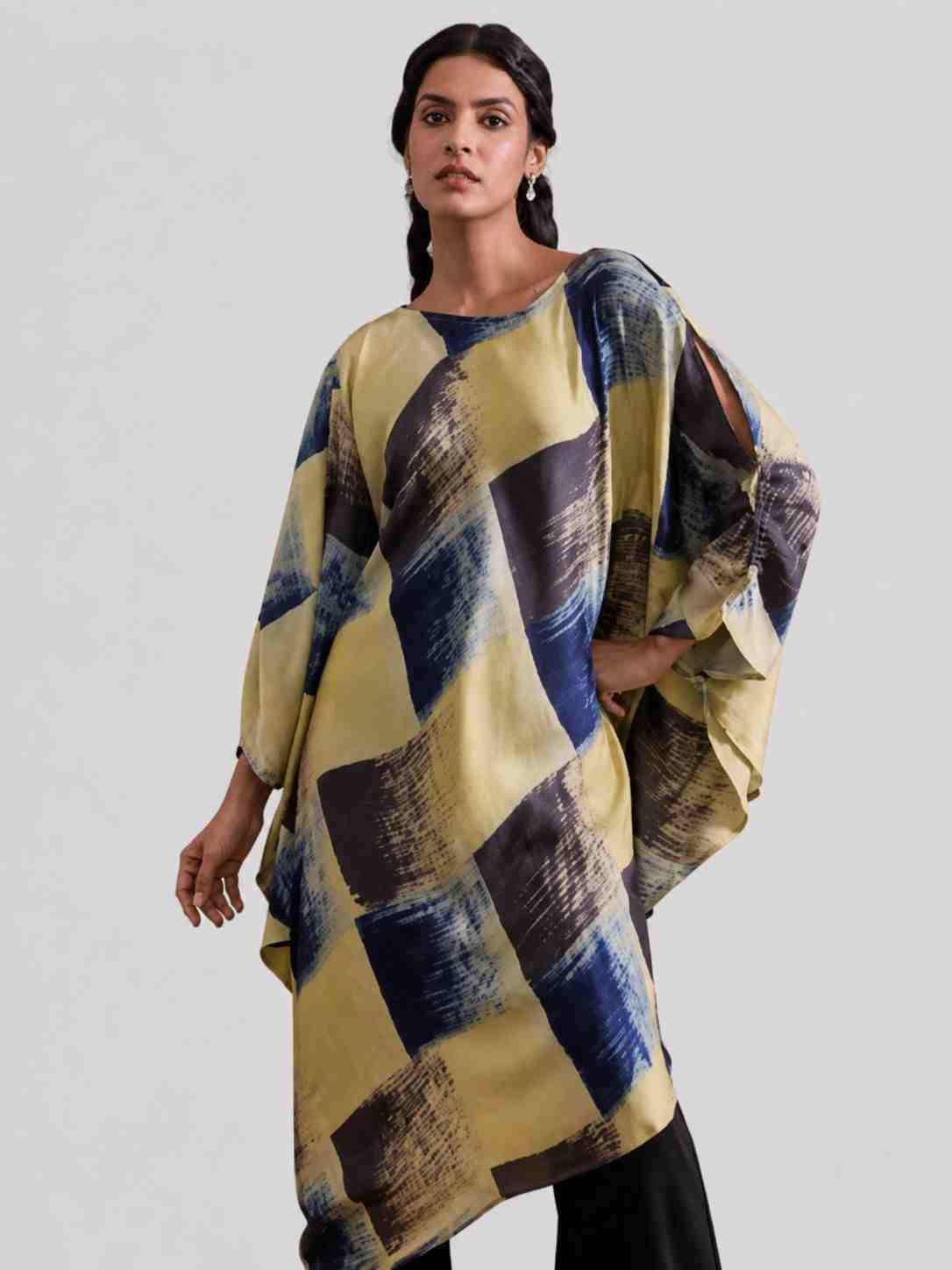 Ajrakh Printed Kaftan