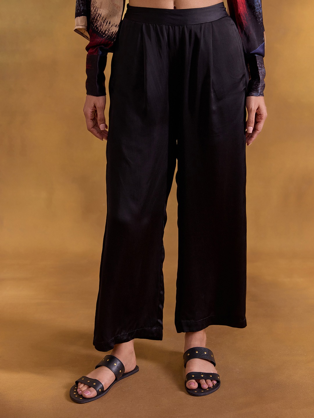 Black Straight Trouser