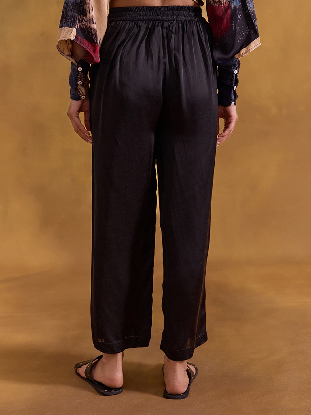 Black Straight Trouser
