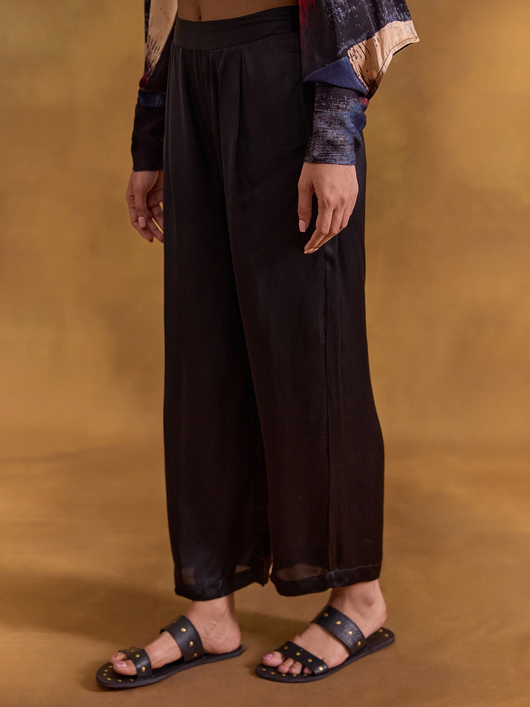 Black Straight Trouser