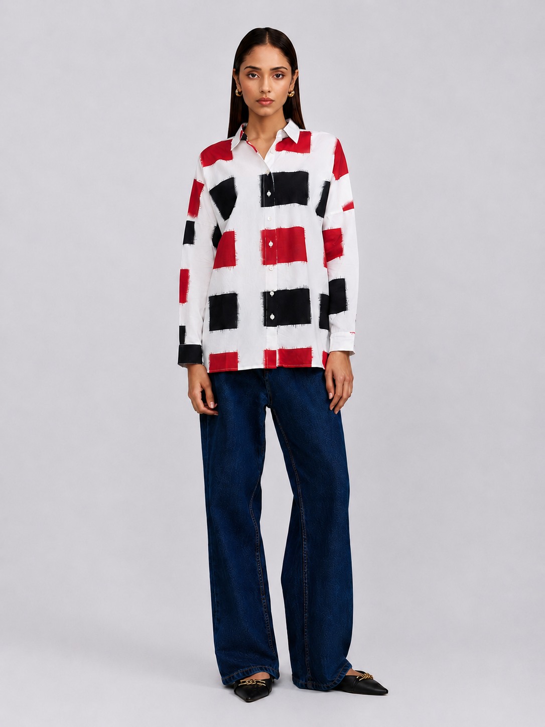 White Anti Fit Shirt