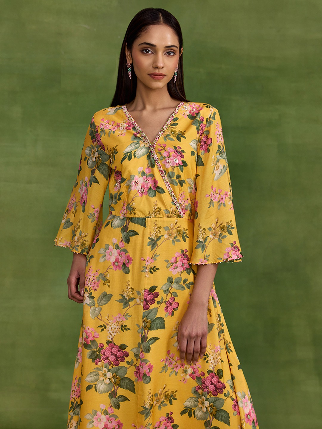 Gulabo Flared Printed Dress