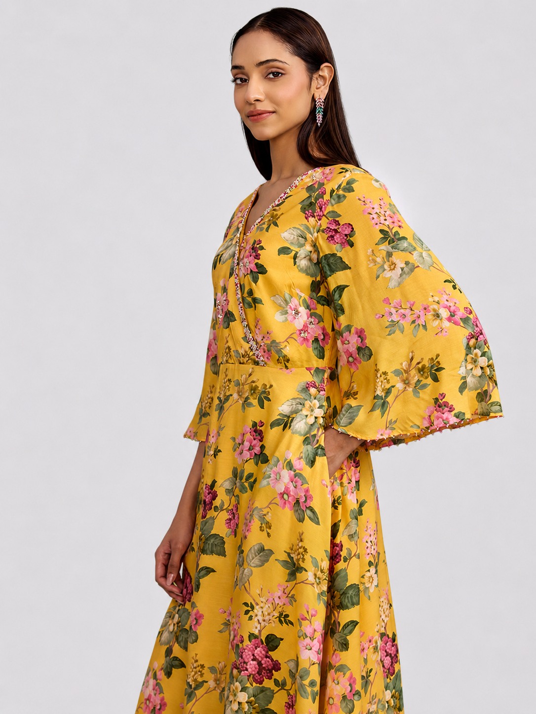 Gulabo Flared Printed Dress