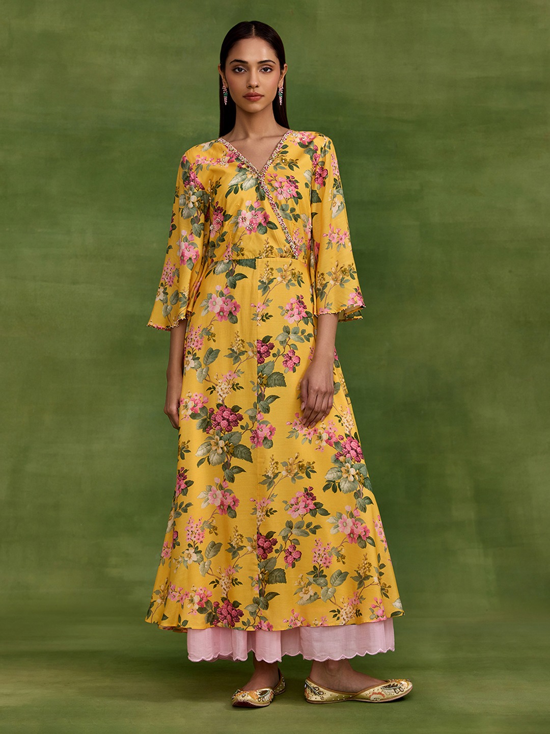 Gulabo Flared Printed Dress