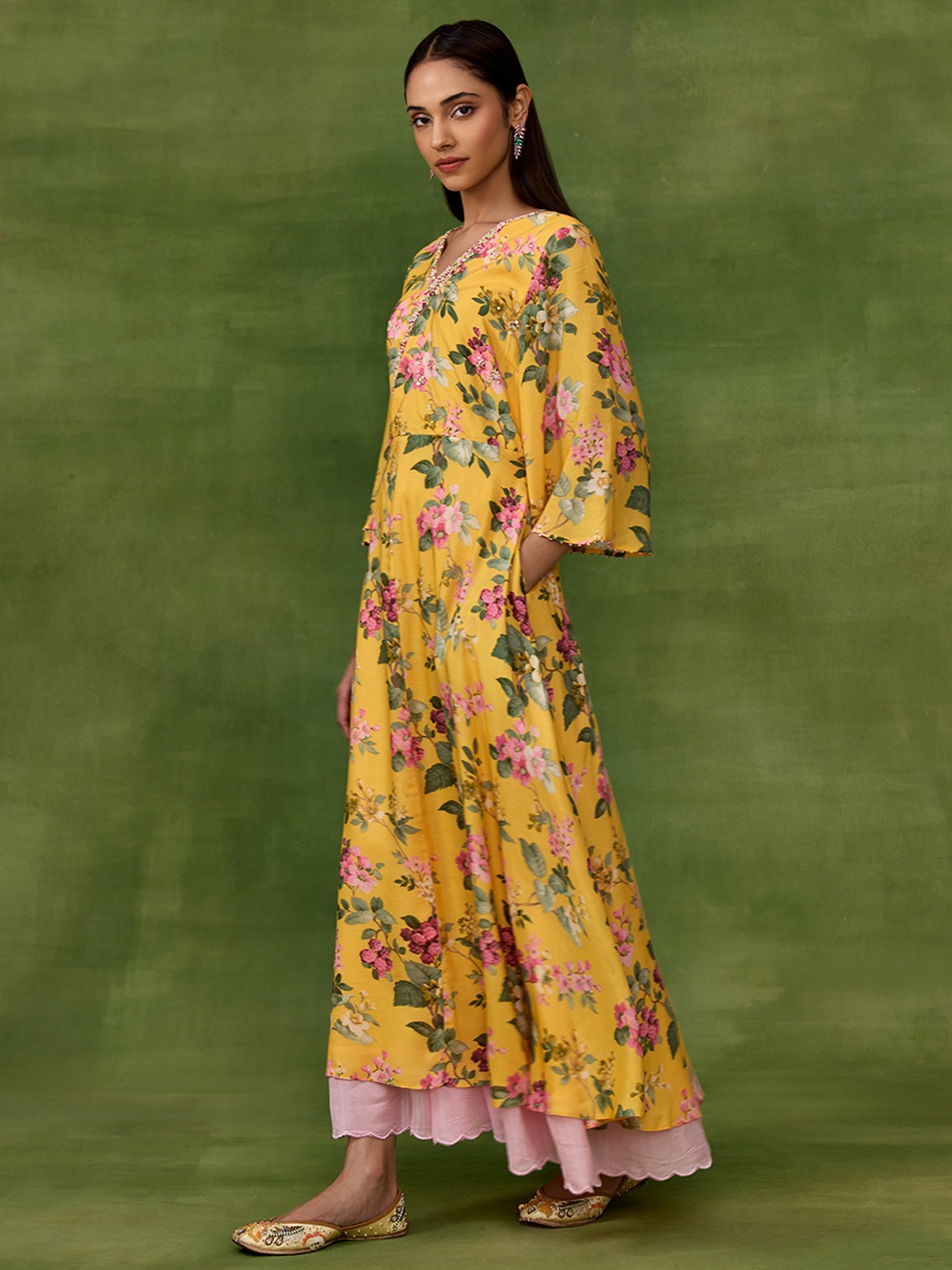 Gulabo Flared Printed Dress
