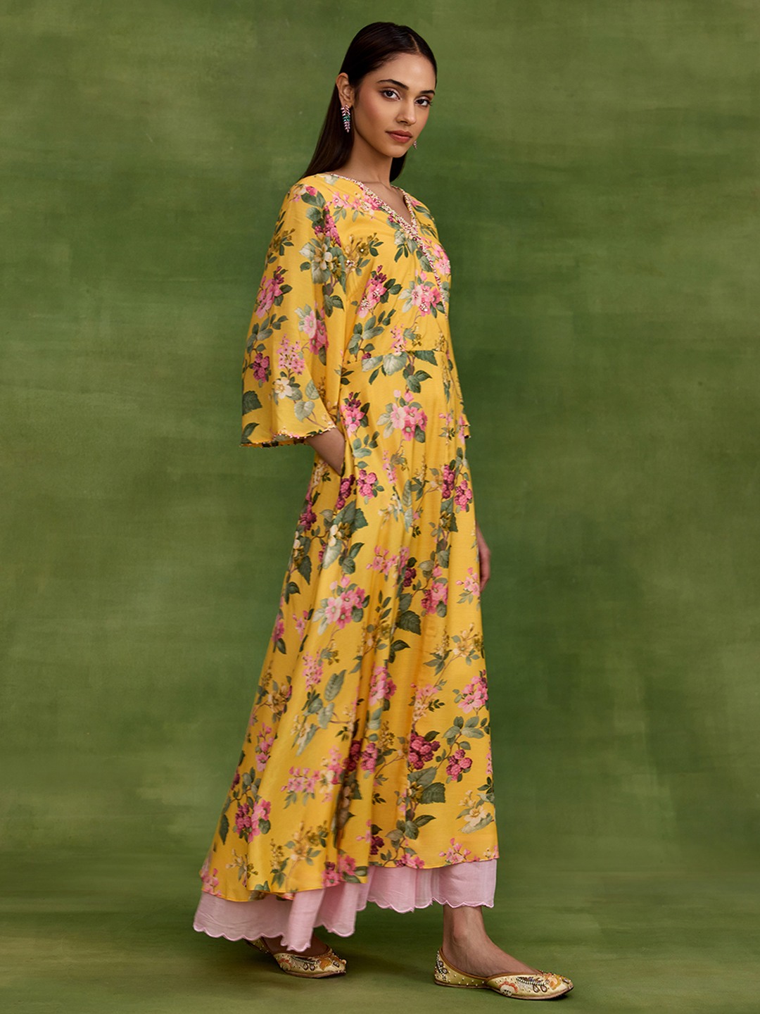 Gulabo Flared Printed Dress
