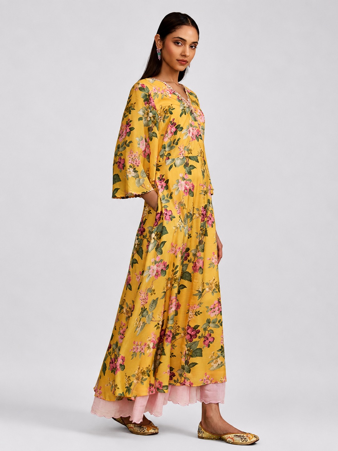 Gulabo Flared Printed Dress