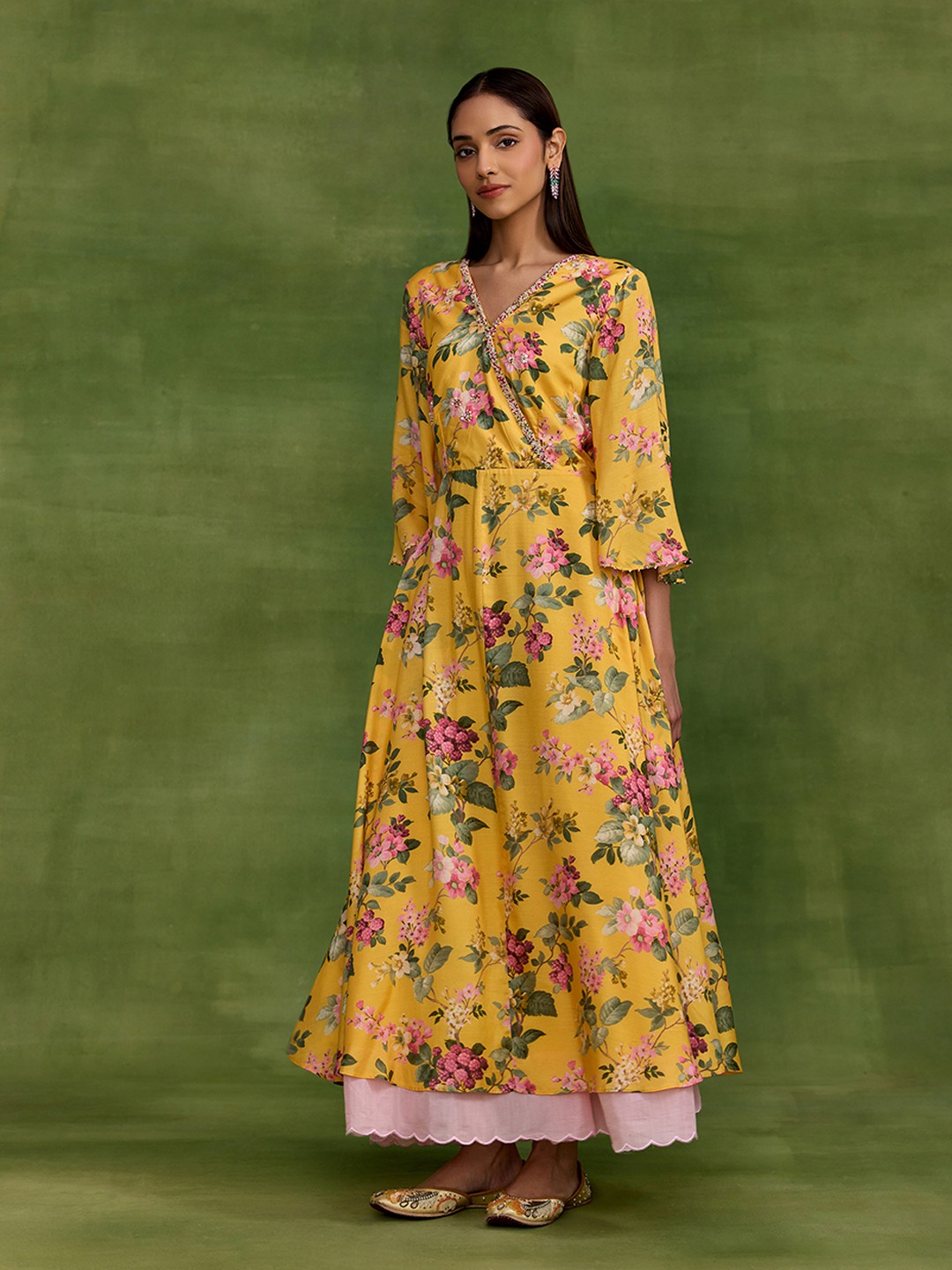 Gulabo Flared Printed Dress