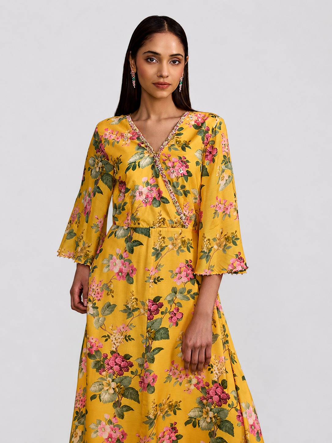 Gulabo Flared Printed Dress