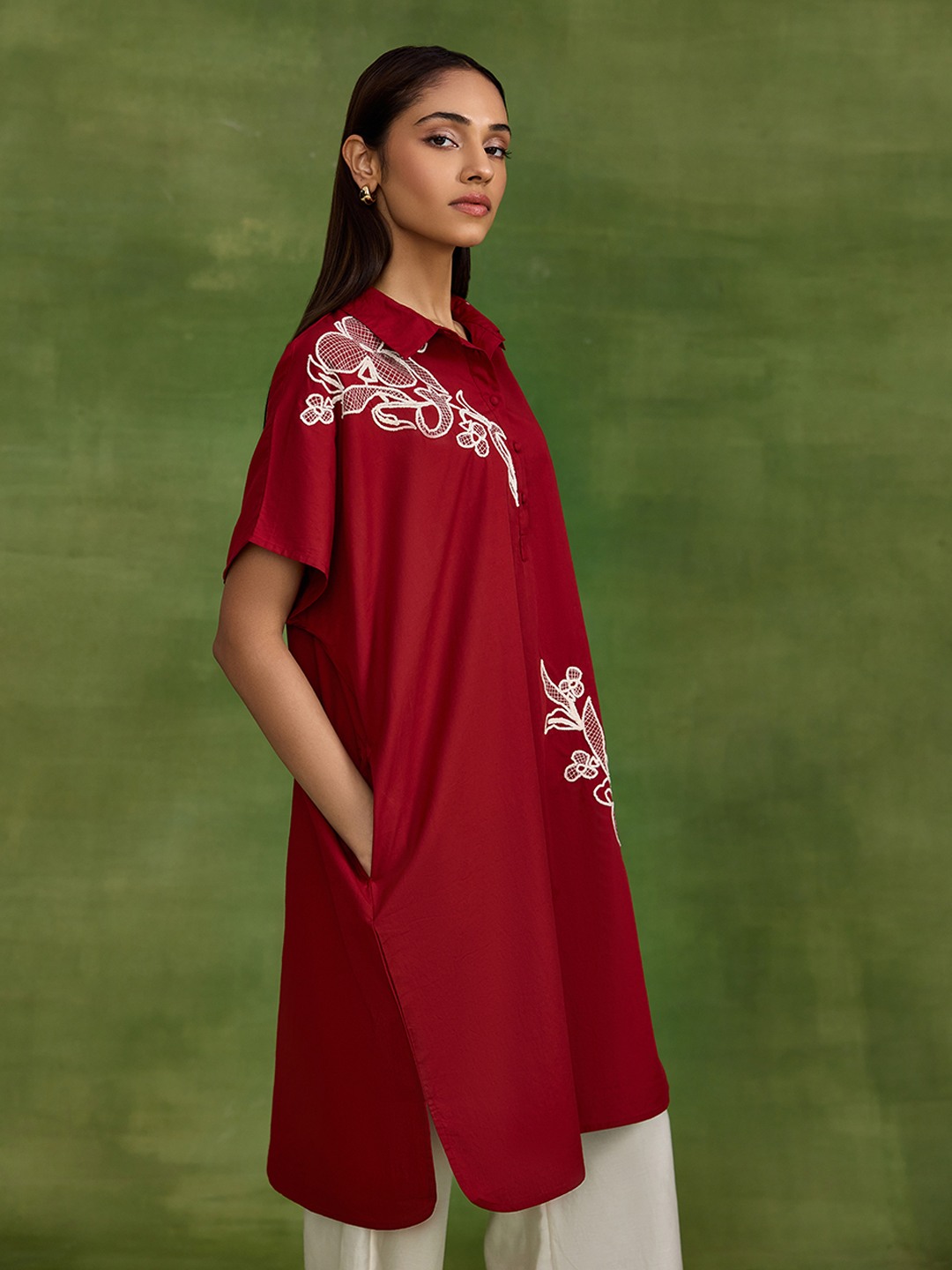 Red Shirt Dress