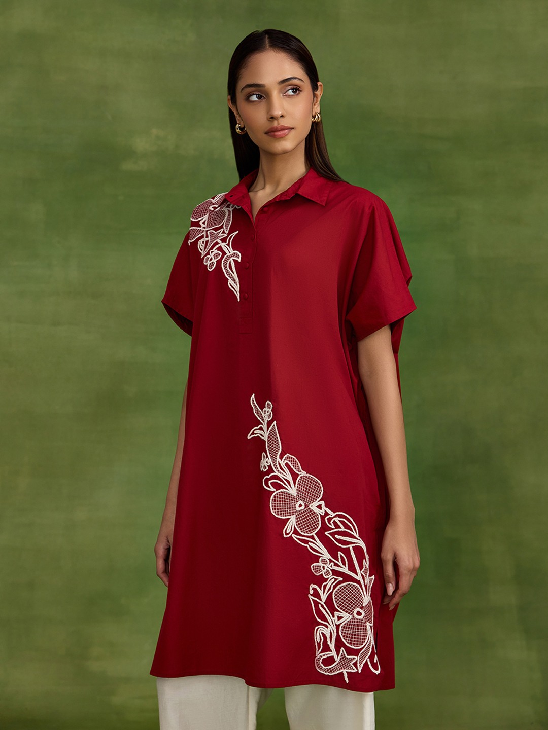 Red Shirt Dress